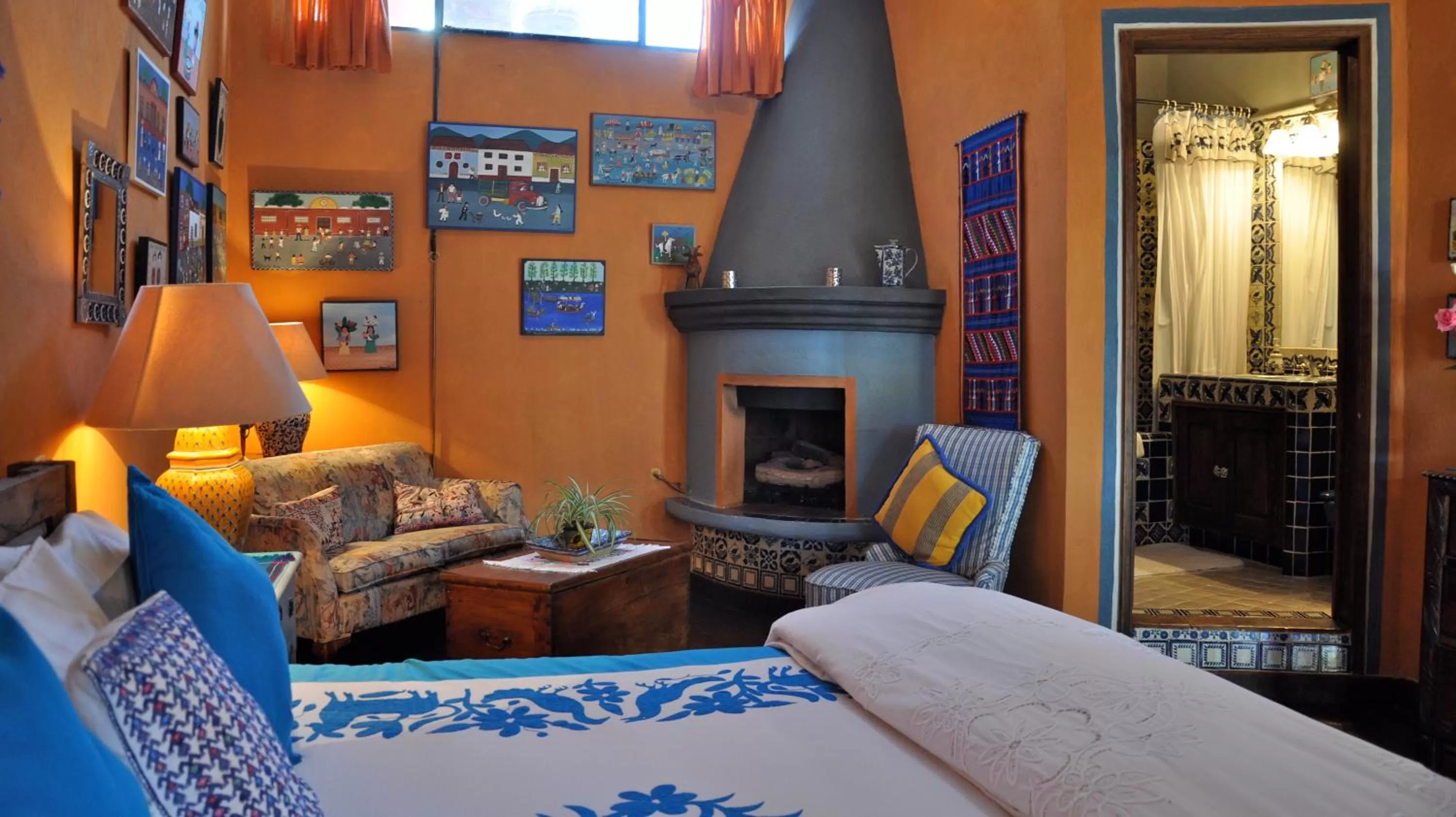 Bedroom in Casa de la Cuesta B&B