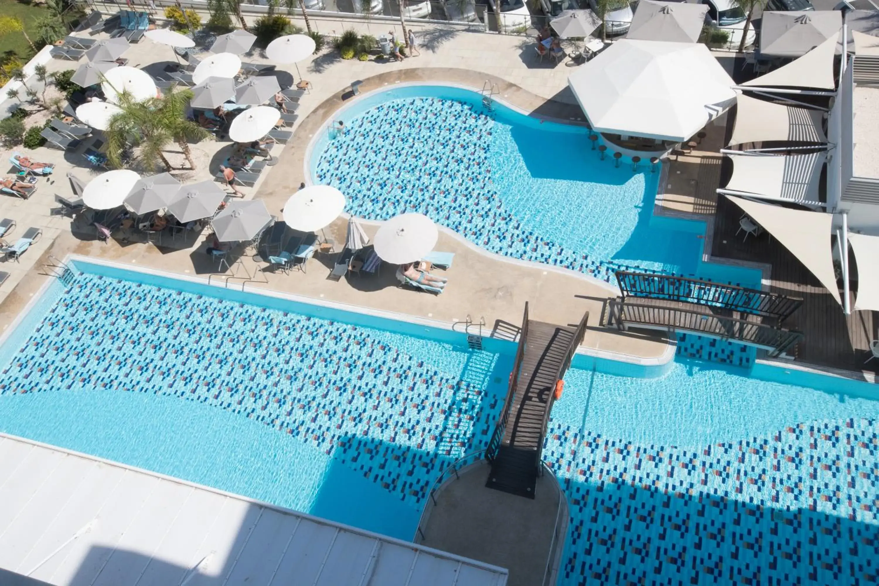 Swimming pool, Pool View in Vassos Nissi Plage Hotel & Spa