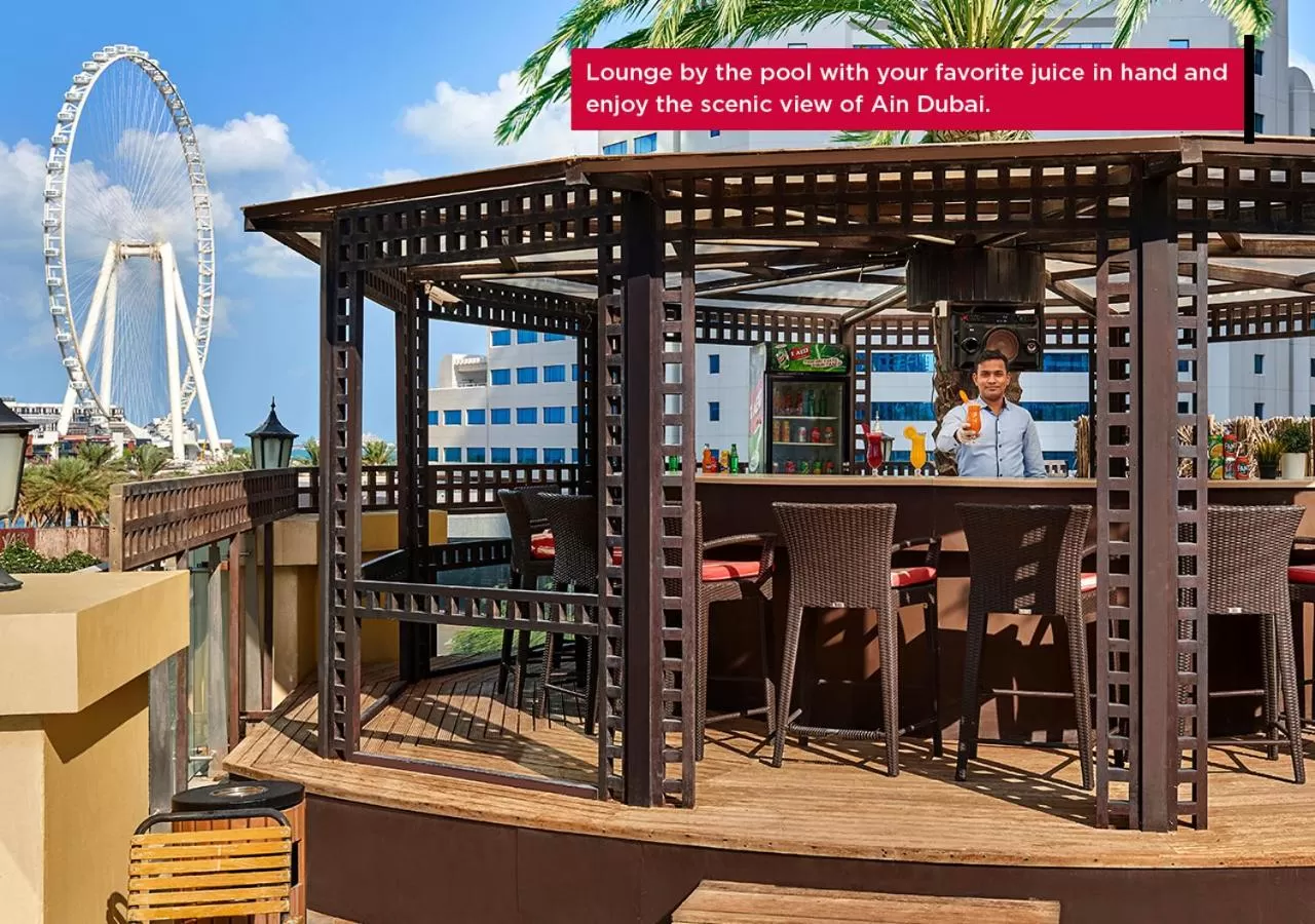 Lounge or bar in Ramada Hotel, Suites and Apartments by Wyndham Dubai JBR