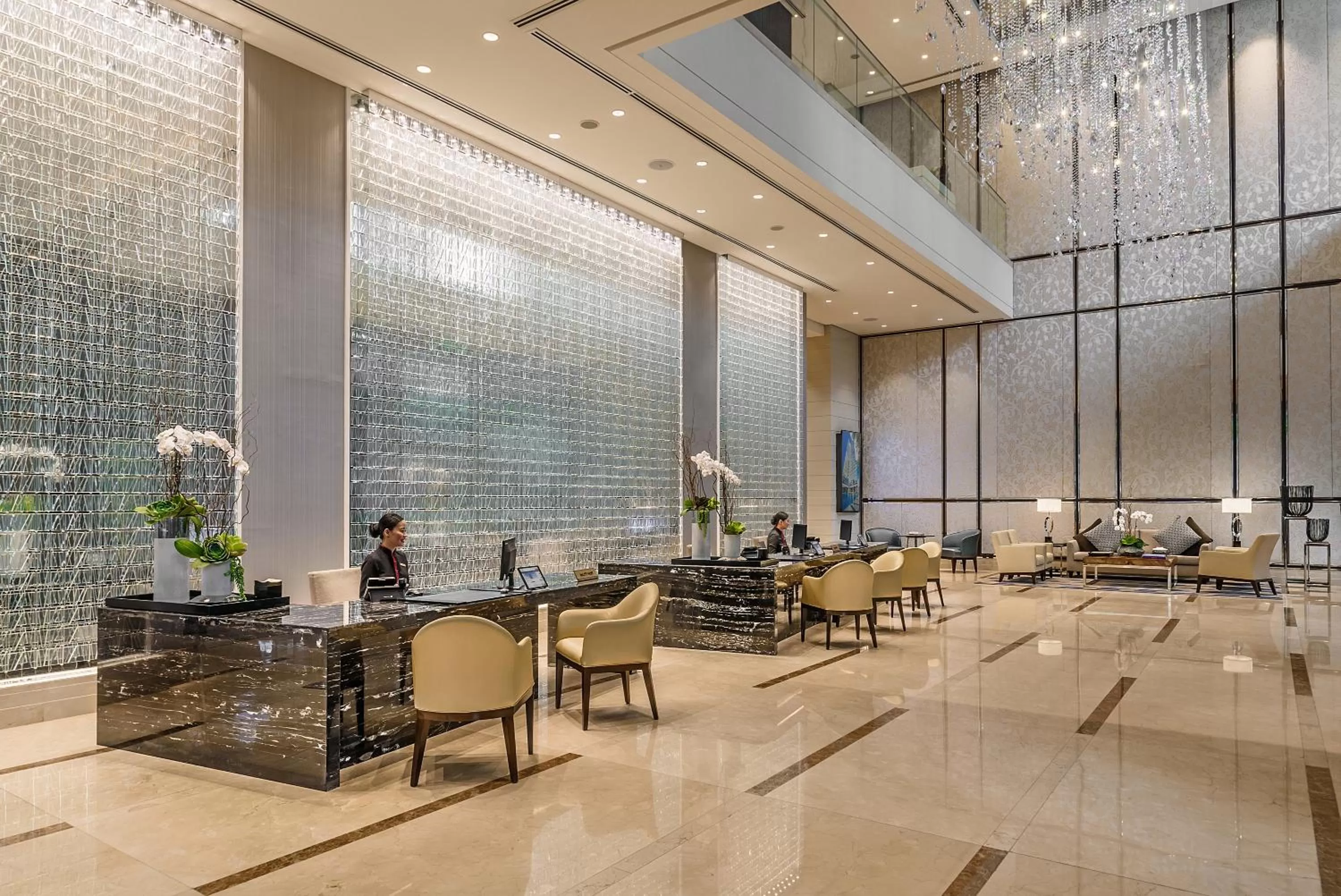 Lobby or reception in Ascott Bonifacio Global City Manila