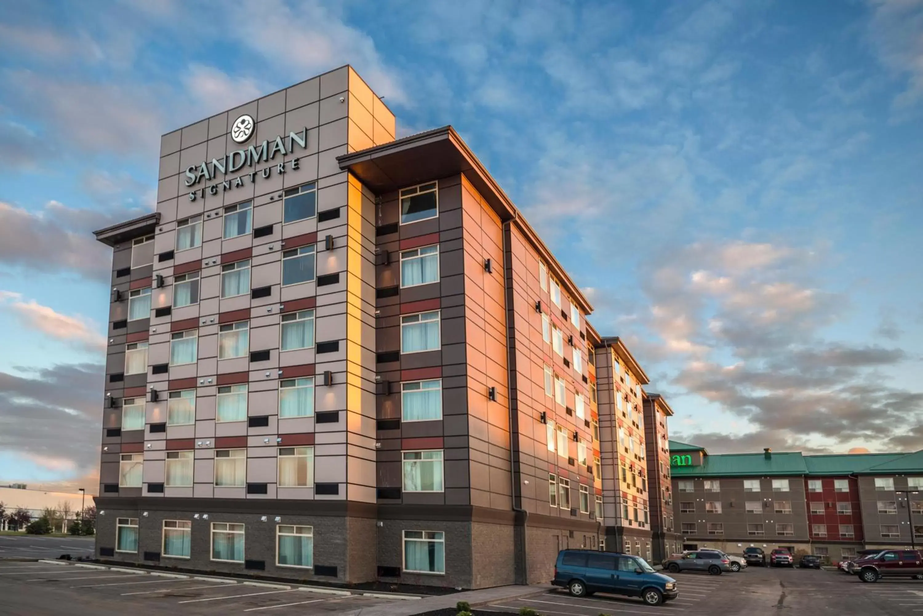 Property building in Sandman Signature Calgary Airport Hotel