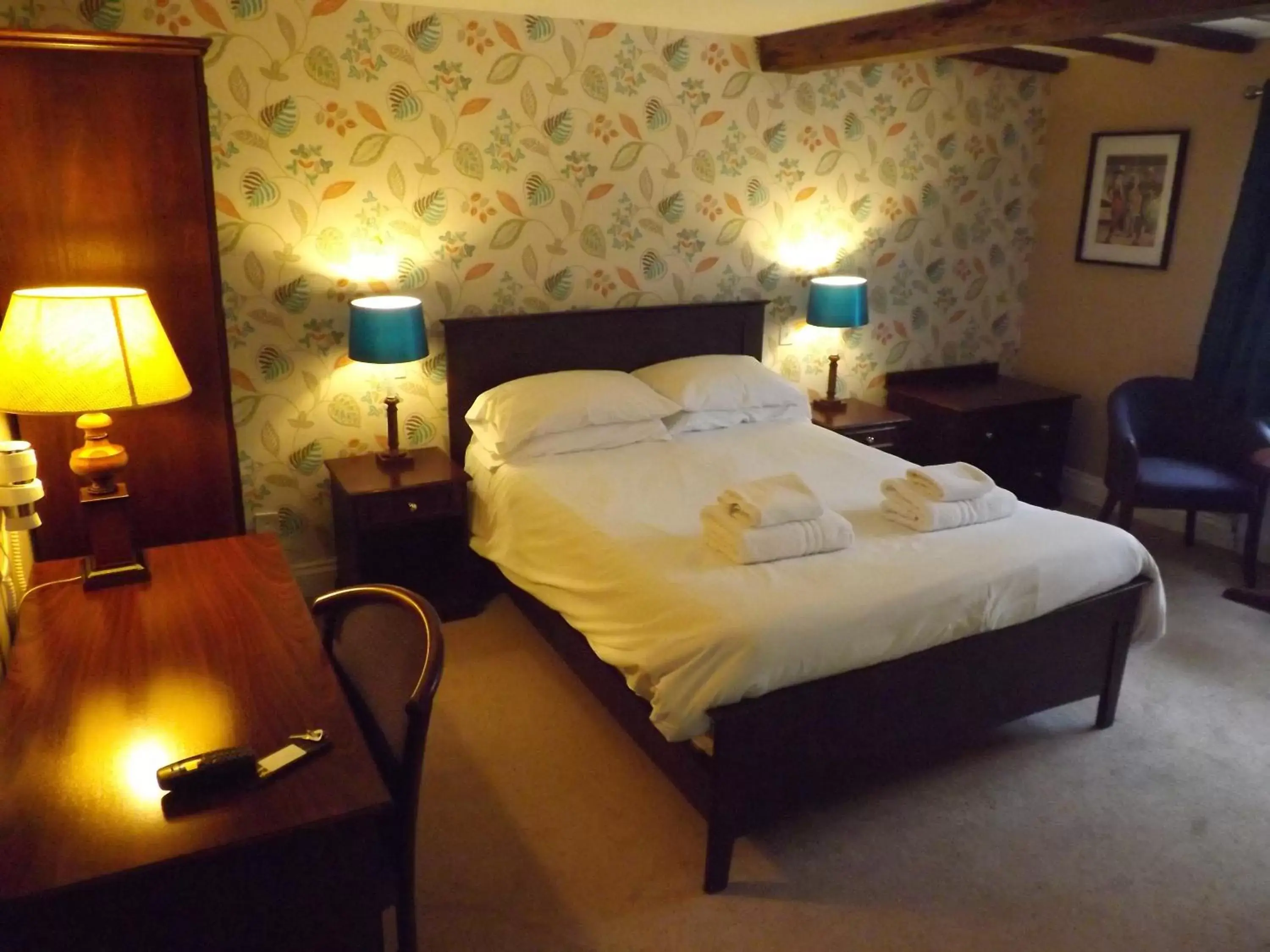 Bed in The Jacobean Hotel