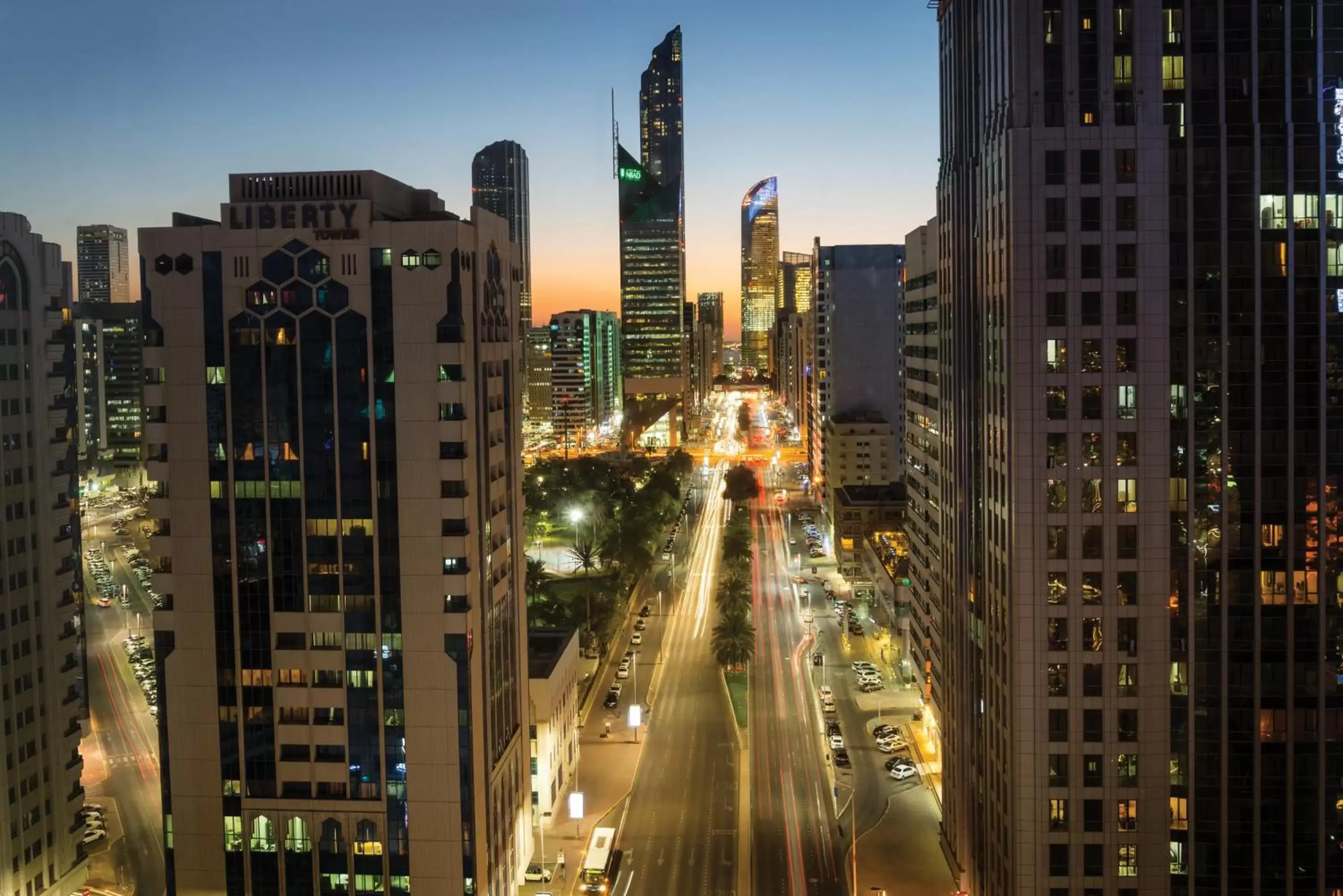 City view in TRYP by Wyndham Abu Dhabi City Center