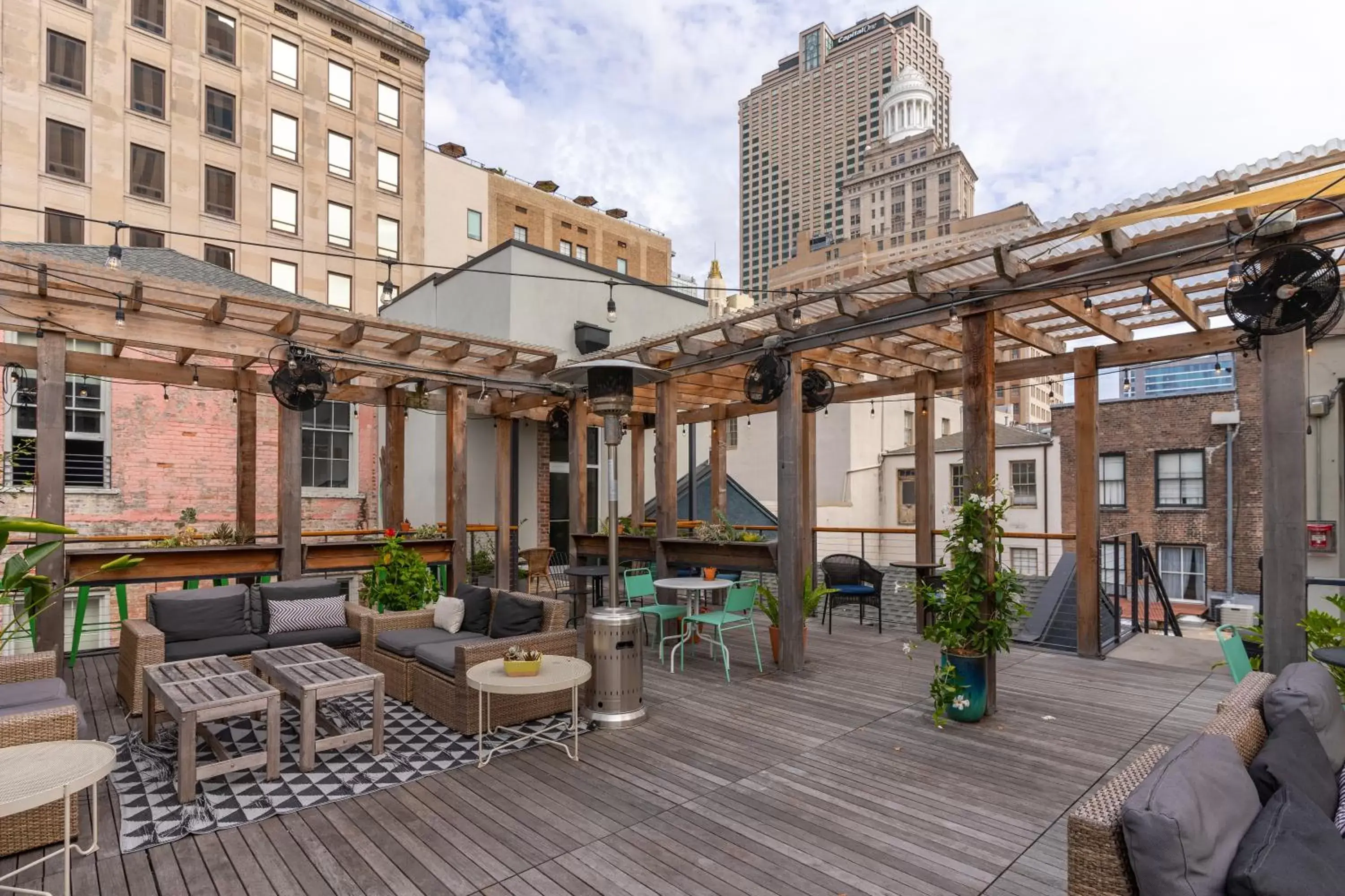 Balcony/Terrace in Selina Catahoula New Orleans