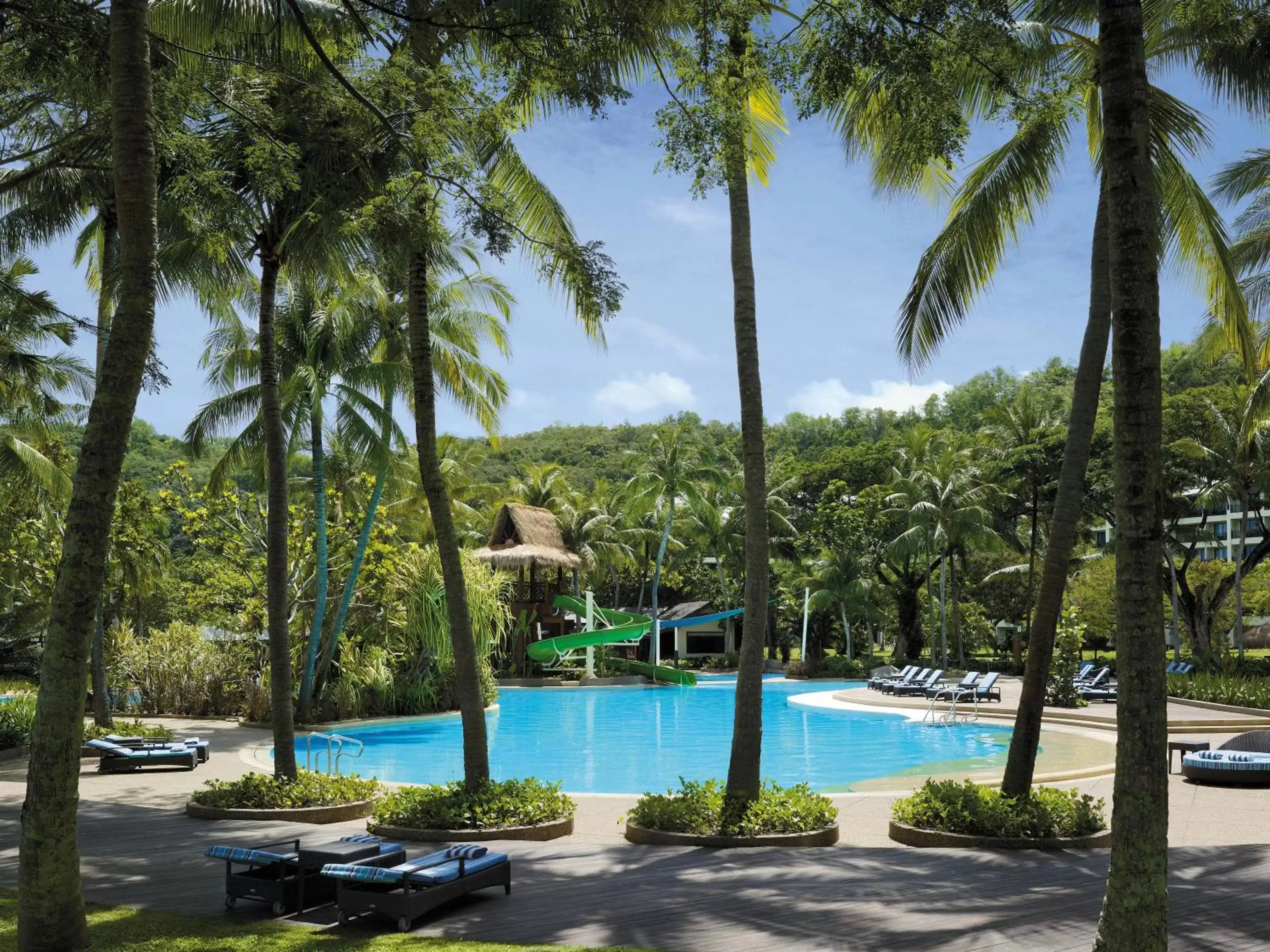 Swimming Pool in Shangri-La Rasa Ria, Kota Kinabalu