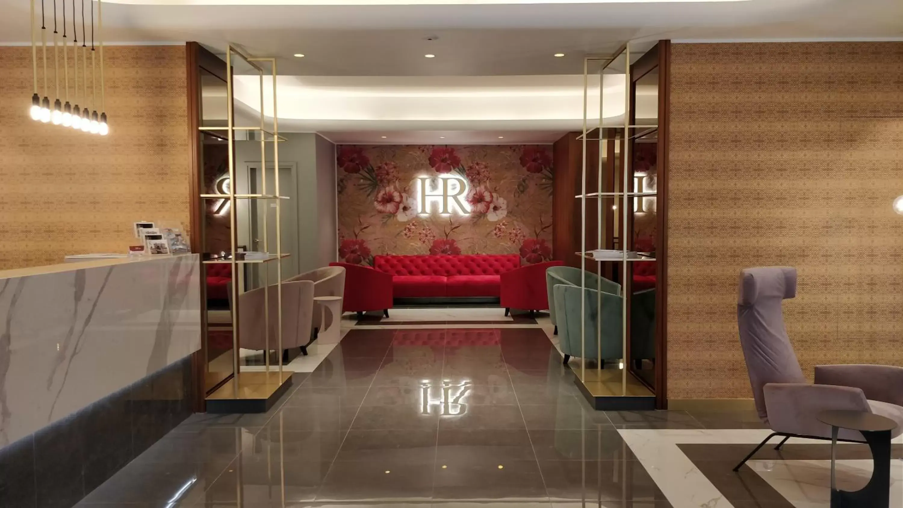 Lobby or reception in Hotel Roma
