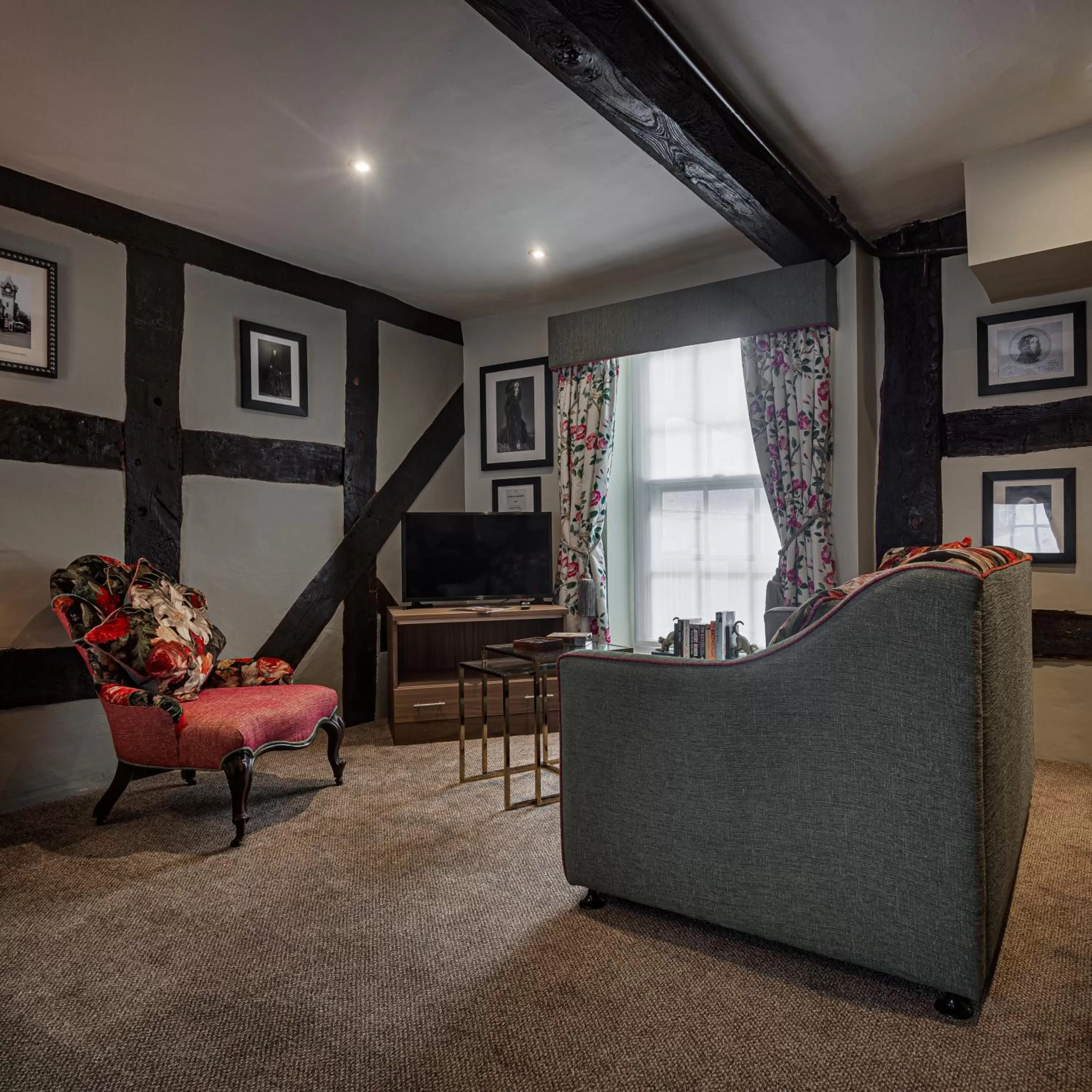 Seating area in The Feathers Hotel, Ledbury - The Coaching Inn Group
