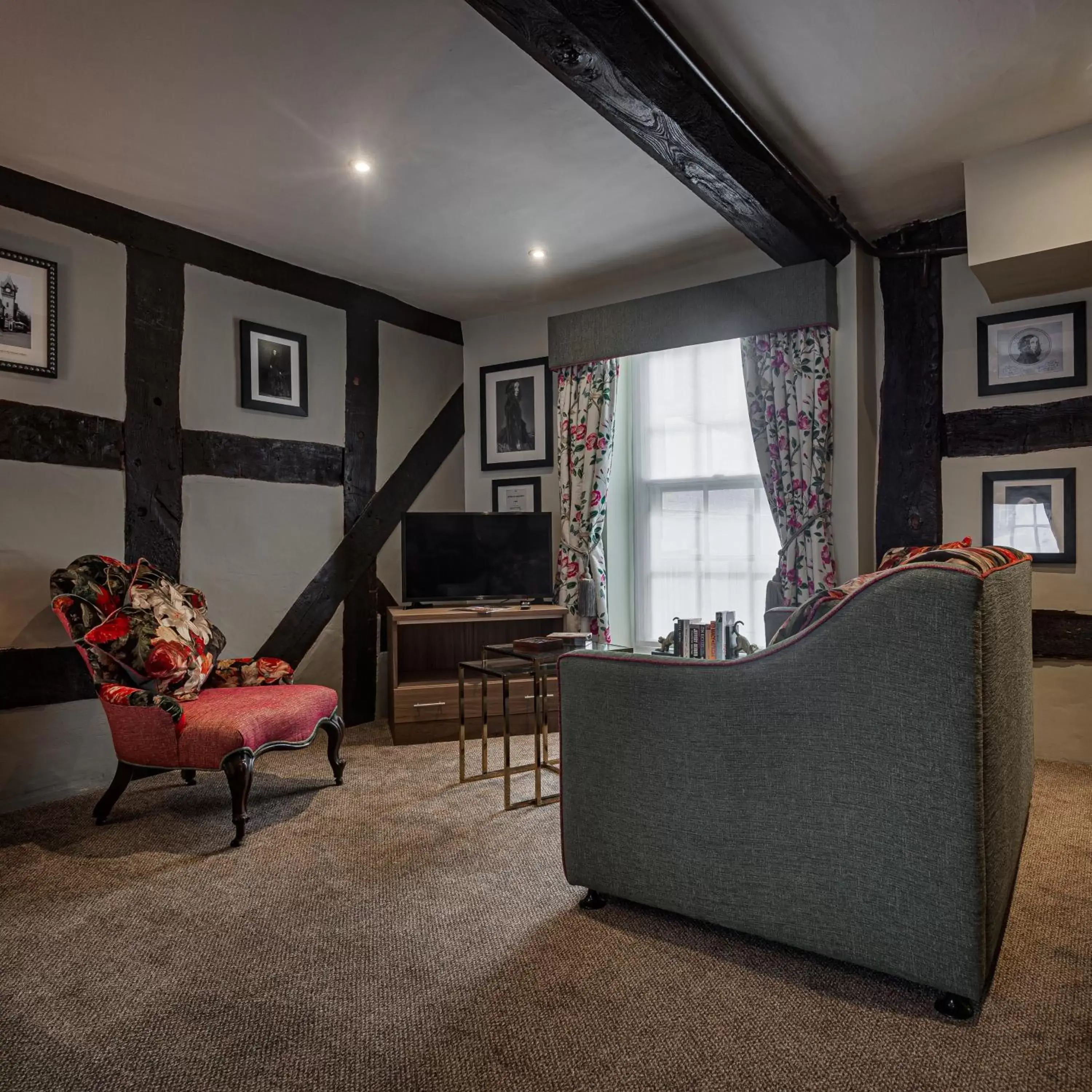 Seating Area in The Feathers Hotel, Ledbury, Herefordshire