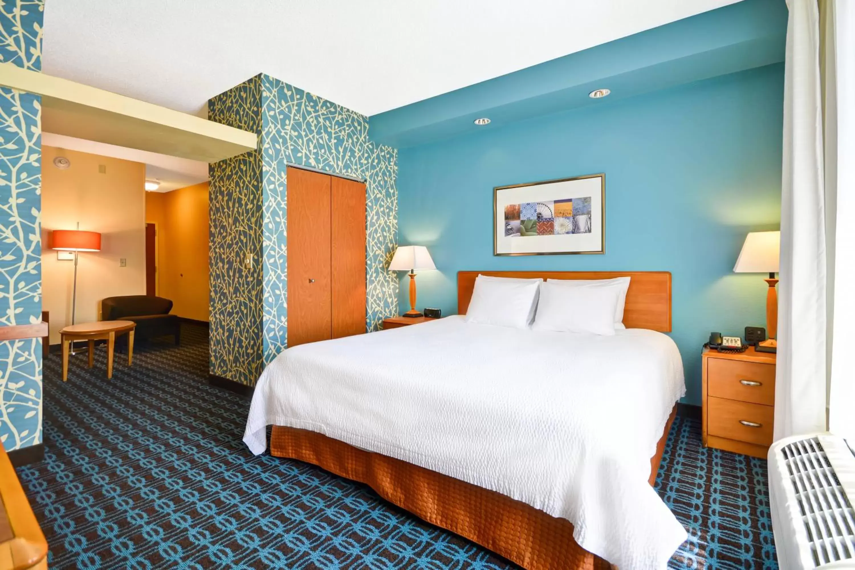 Bedroom, Bed in Fairfield Inn and Suites by Marriott Birmingham Fultondale / I-65