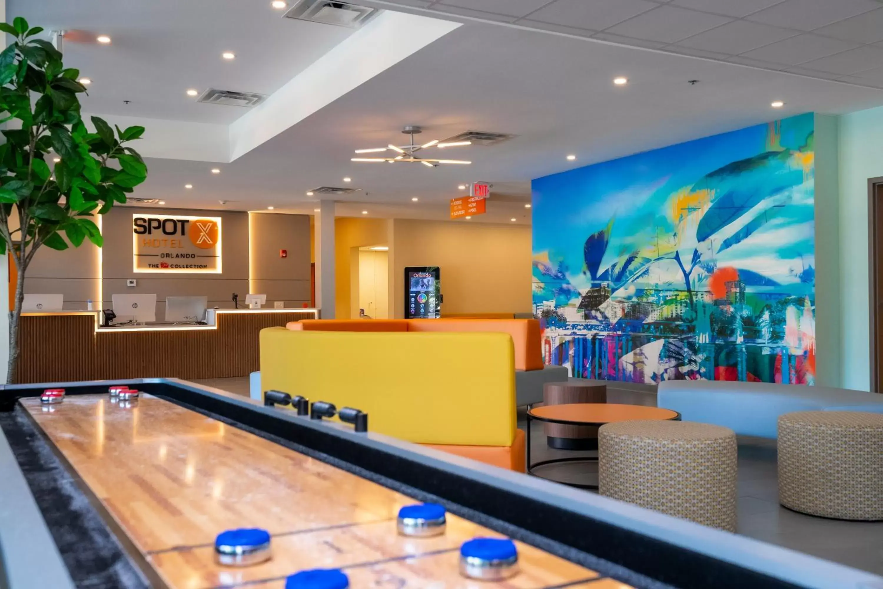 Lobby or reception in SPOT X Hotel Orlando Intl Dr by The Red Collection Lobby or reception in SPOT X Hotel Orlando Intl Dr by The Red Collection