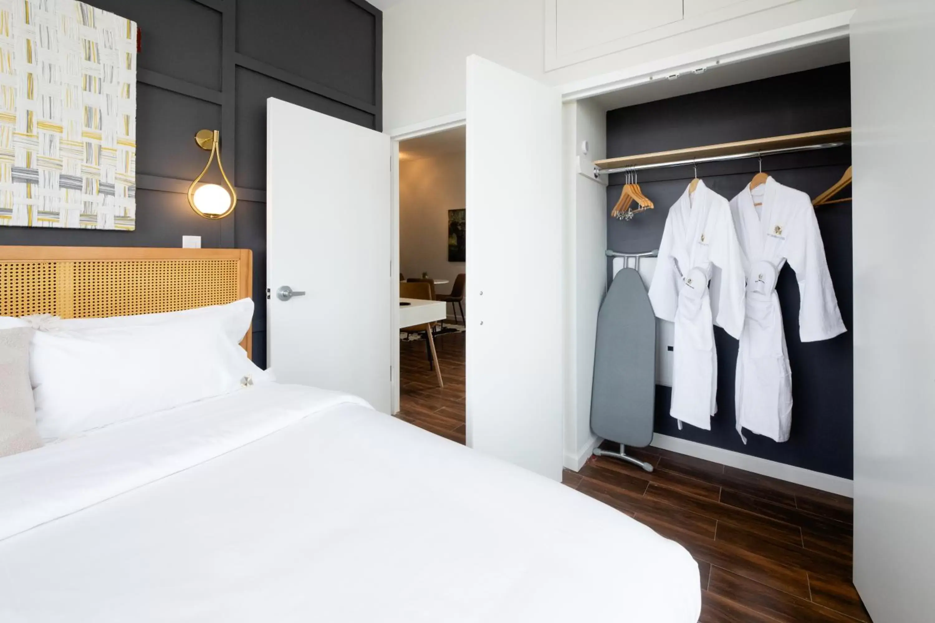 Bed in The Modernist Hotel Bed in The Modernist Hotel