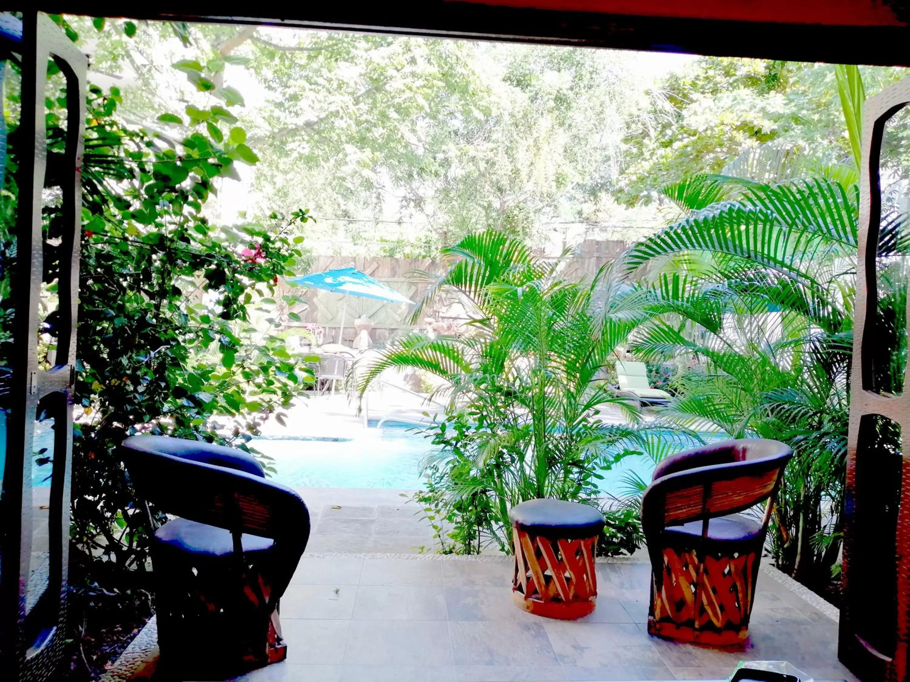 Patio in Ceiba Studios