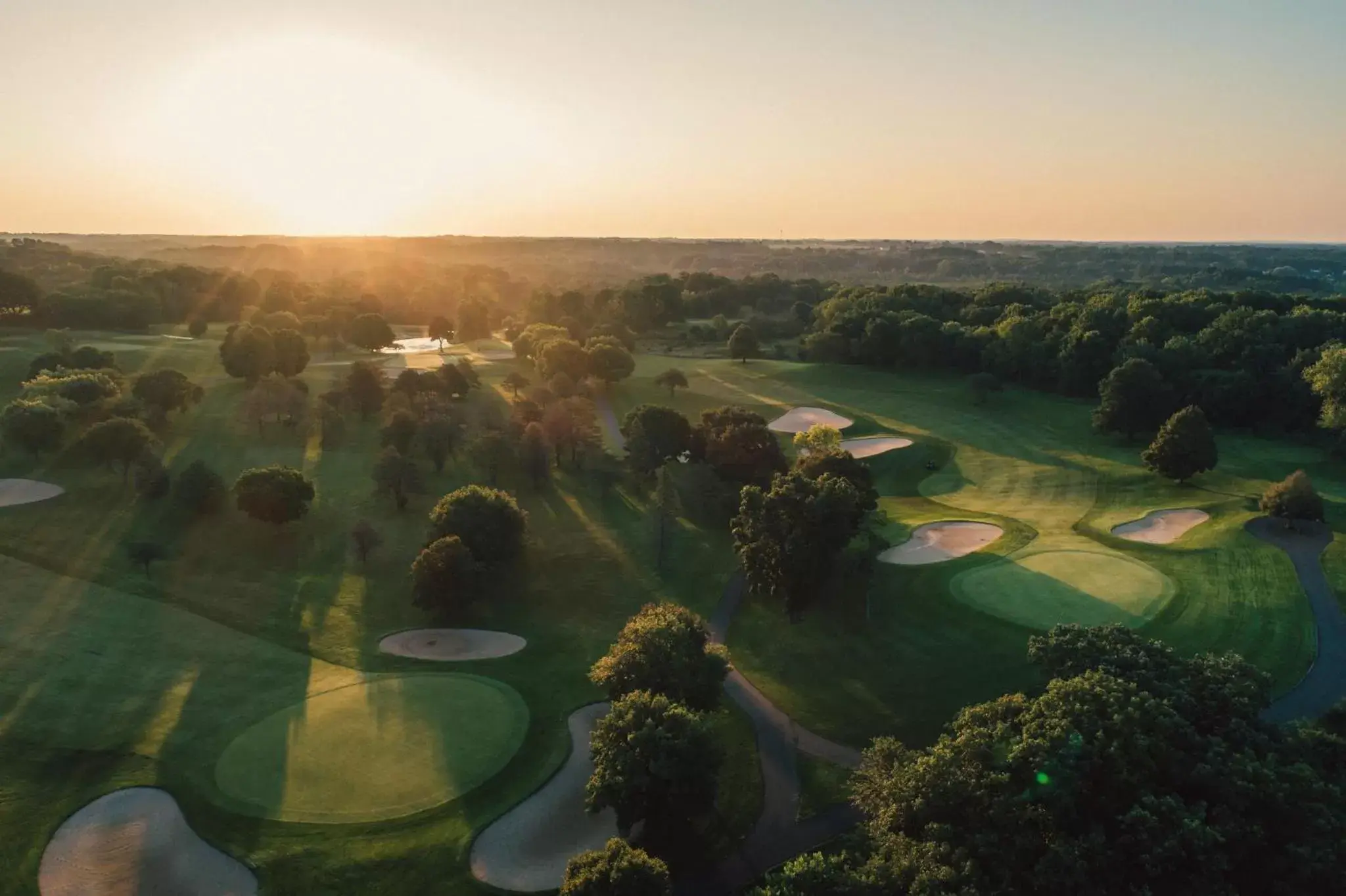 Golfcourse, Bird's-eye View in Timber Ridge Lodge and Waterpark