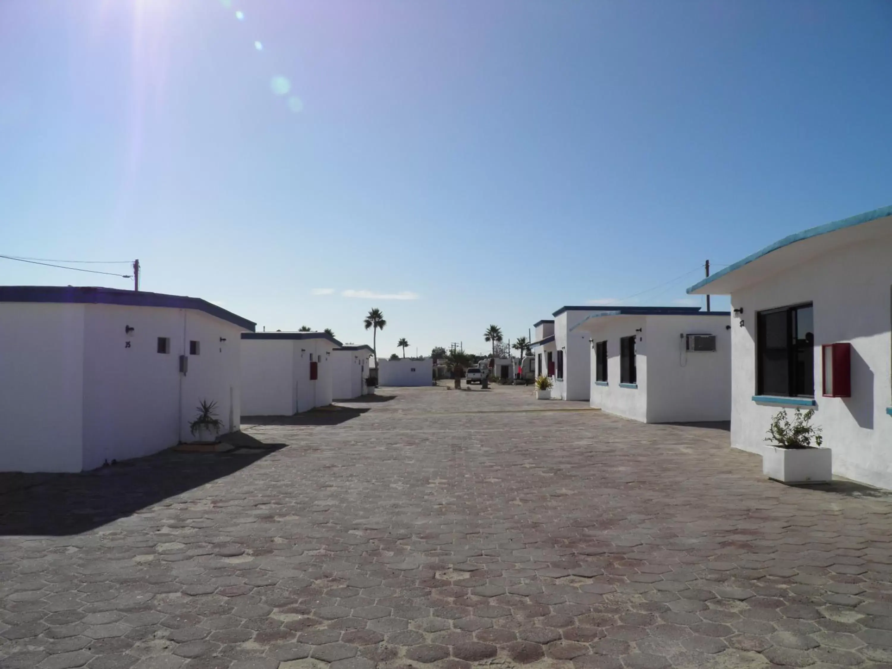 Patio in #52 Bungalow Seaside Hotel & Victors RV Park