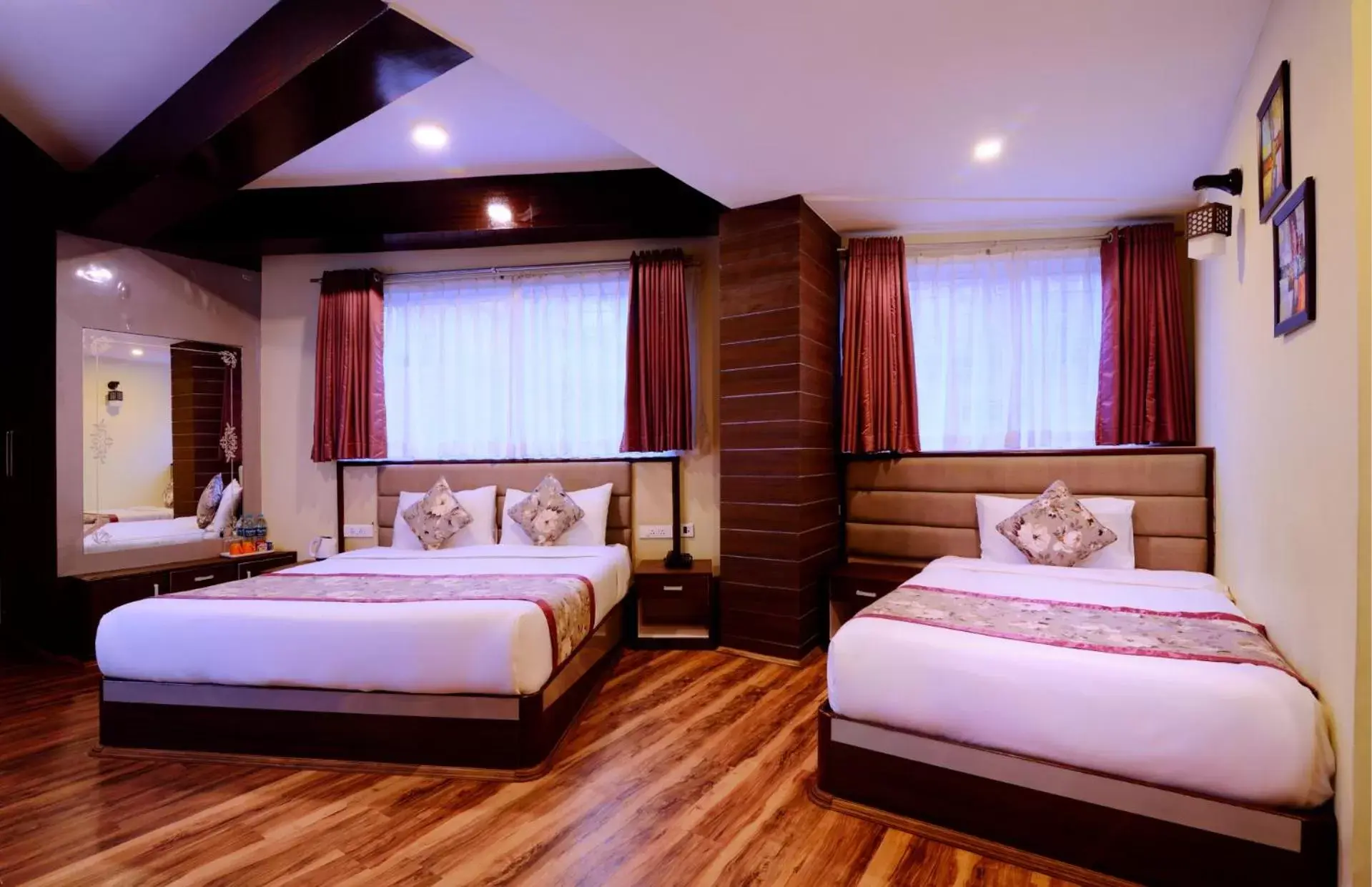 Bedroom, Bed in Hotel Zambala Retreat & Spa Darjeeling Bedroom, Bed in Hotel Zambala Retreat & Spa Darjeeling