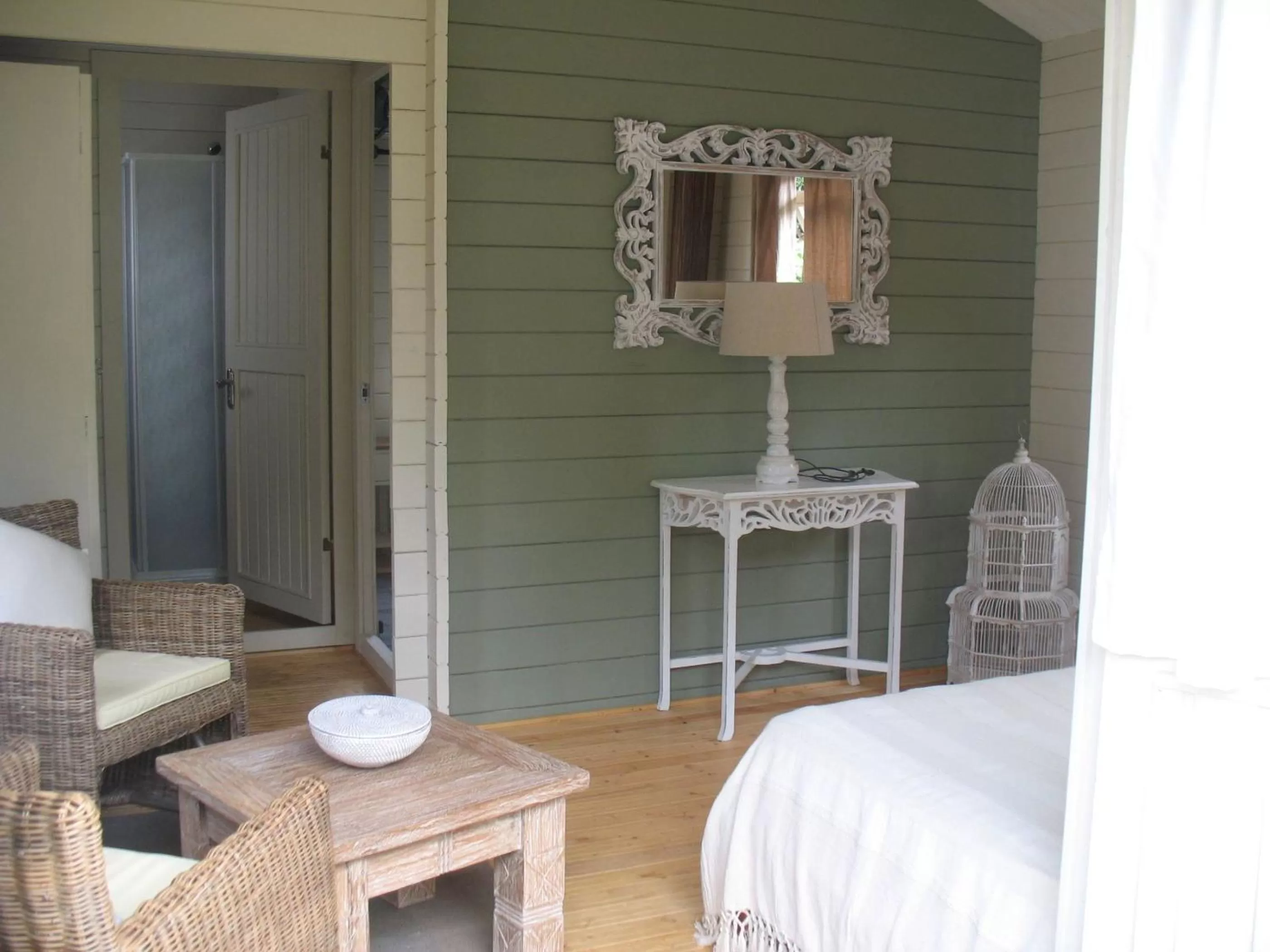 Living room, Bed in Le Jardin de Beau Vallon