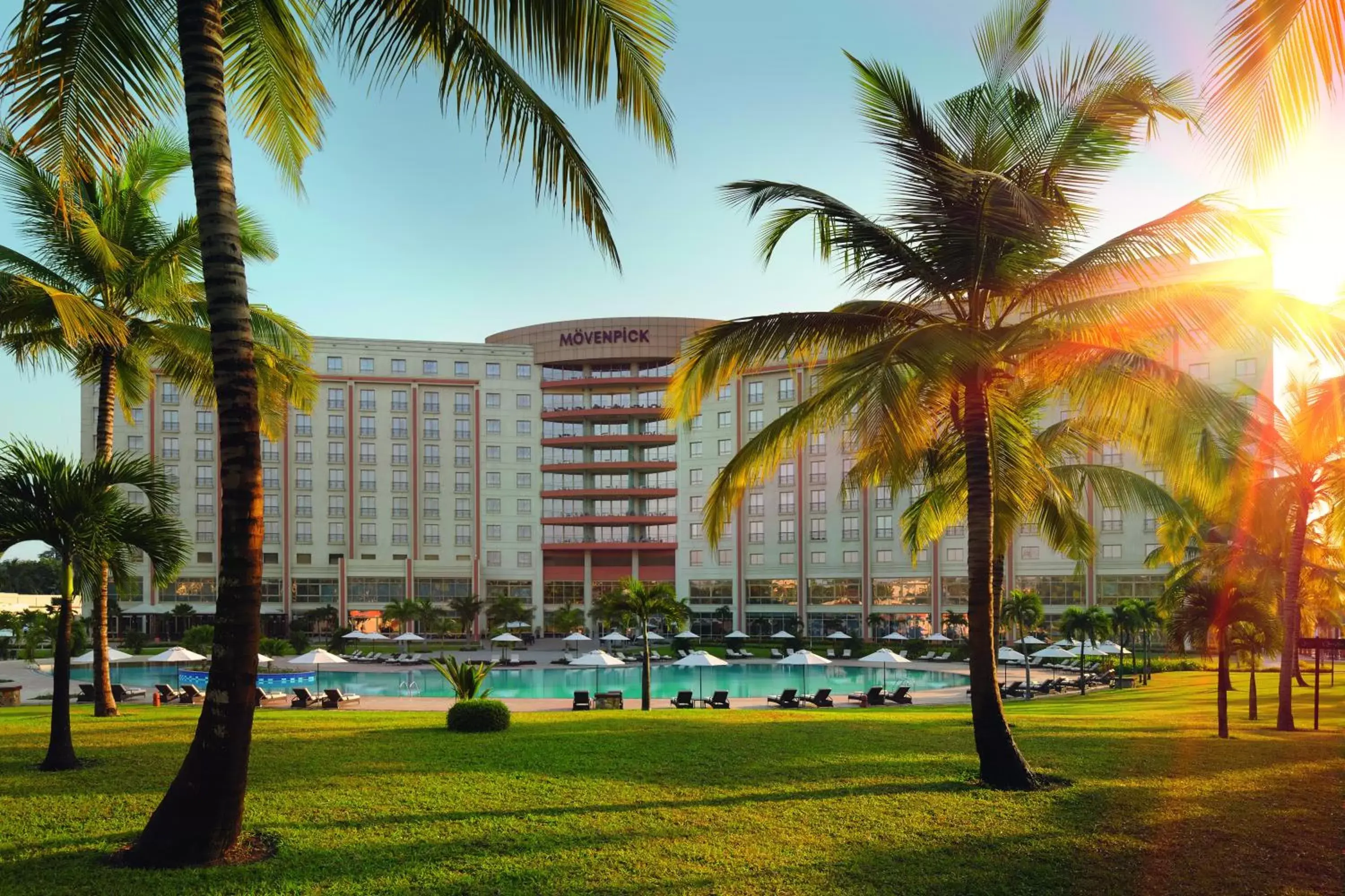 Facade/entrance, Property Building in Mövenpick Ambassador Hotel Accra