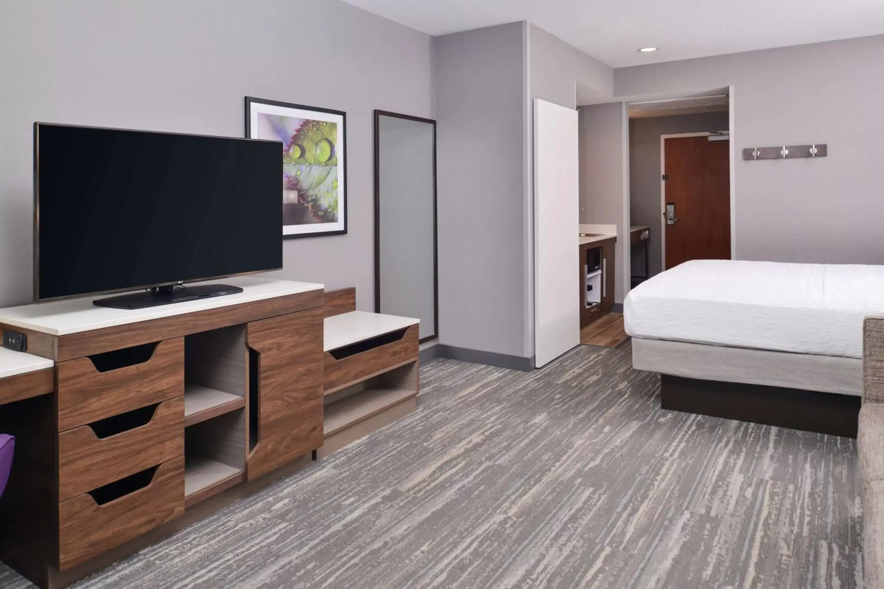 Bedroom, TV/Entertainment Center in Hampton Inn & Suites Boise/Spectrum