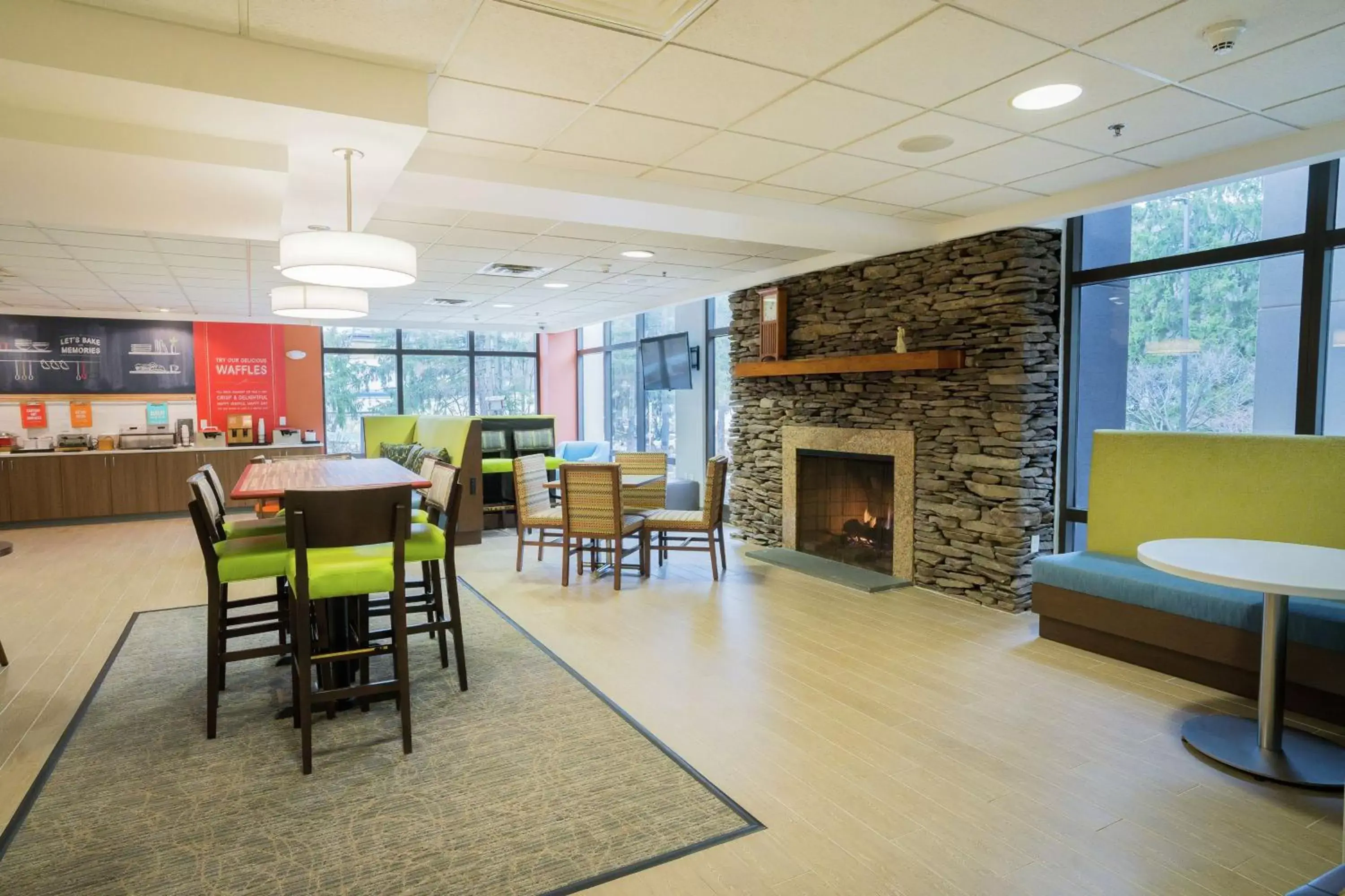 Lobby or reception, Restaurant/Places to Eat in Hampton Inn Clarks Summit