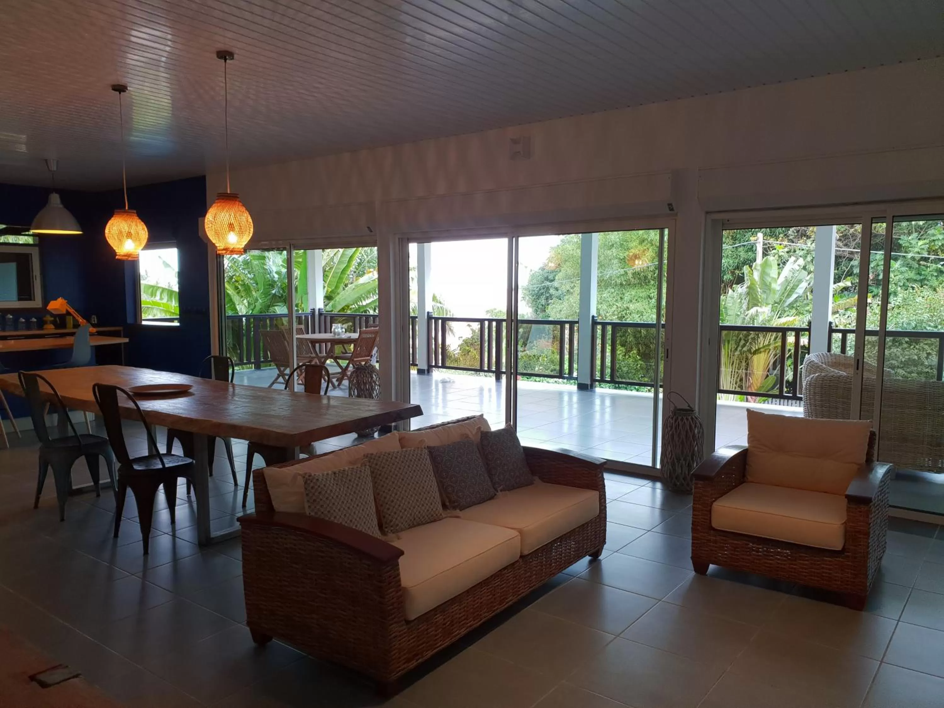 Living room in Shikoa Sobole - Le Morpho et l'Ara