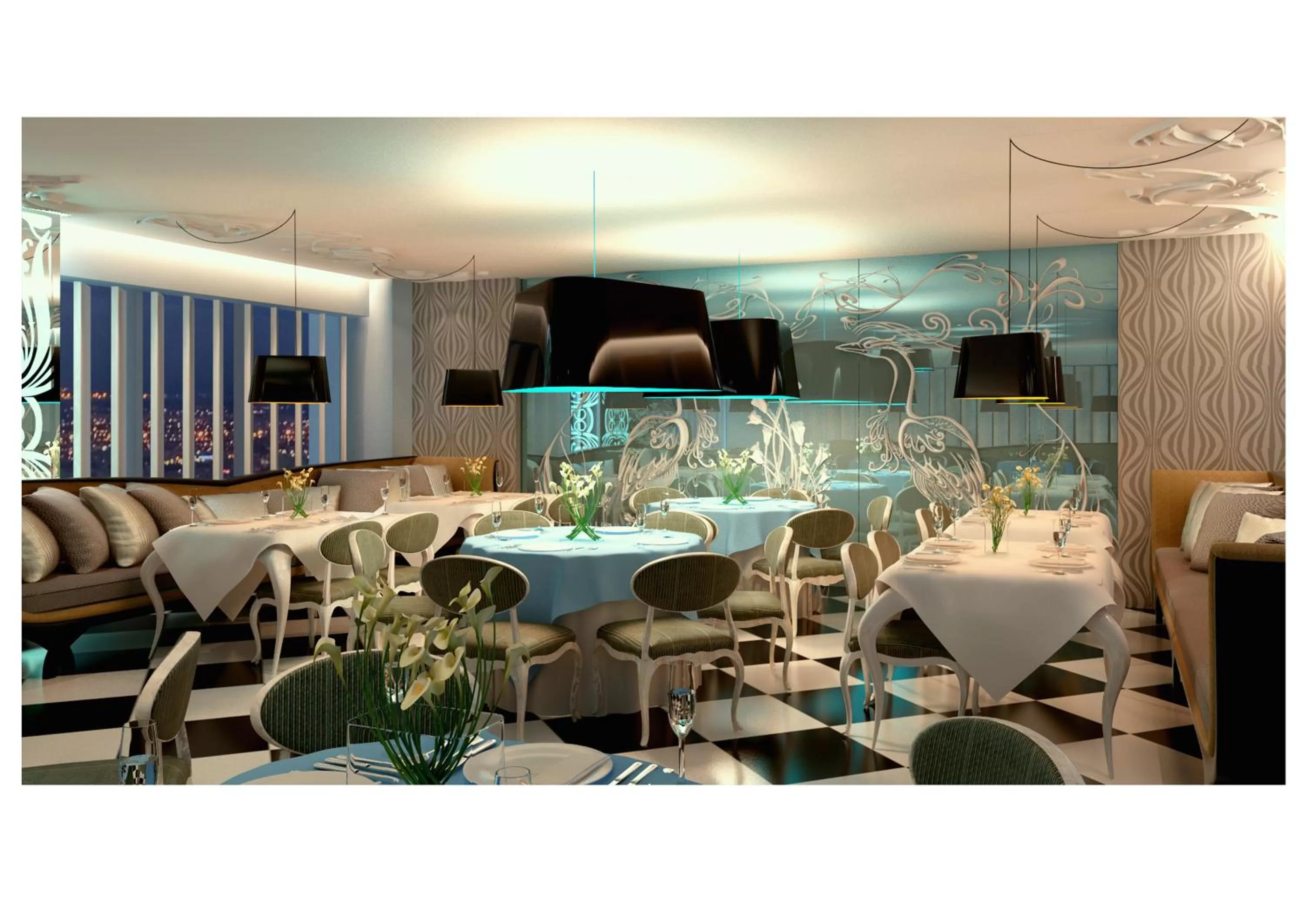 Restaurant/places to eat in The Domain Bahrain Hotel and Spa - Adults Friendly 16 Years Plus