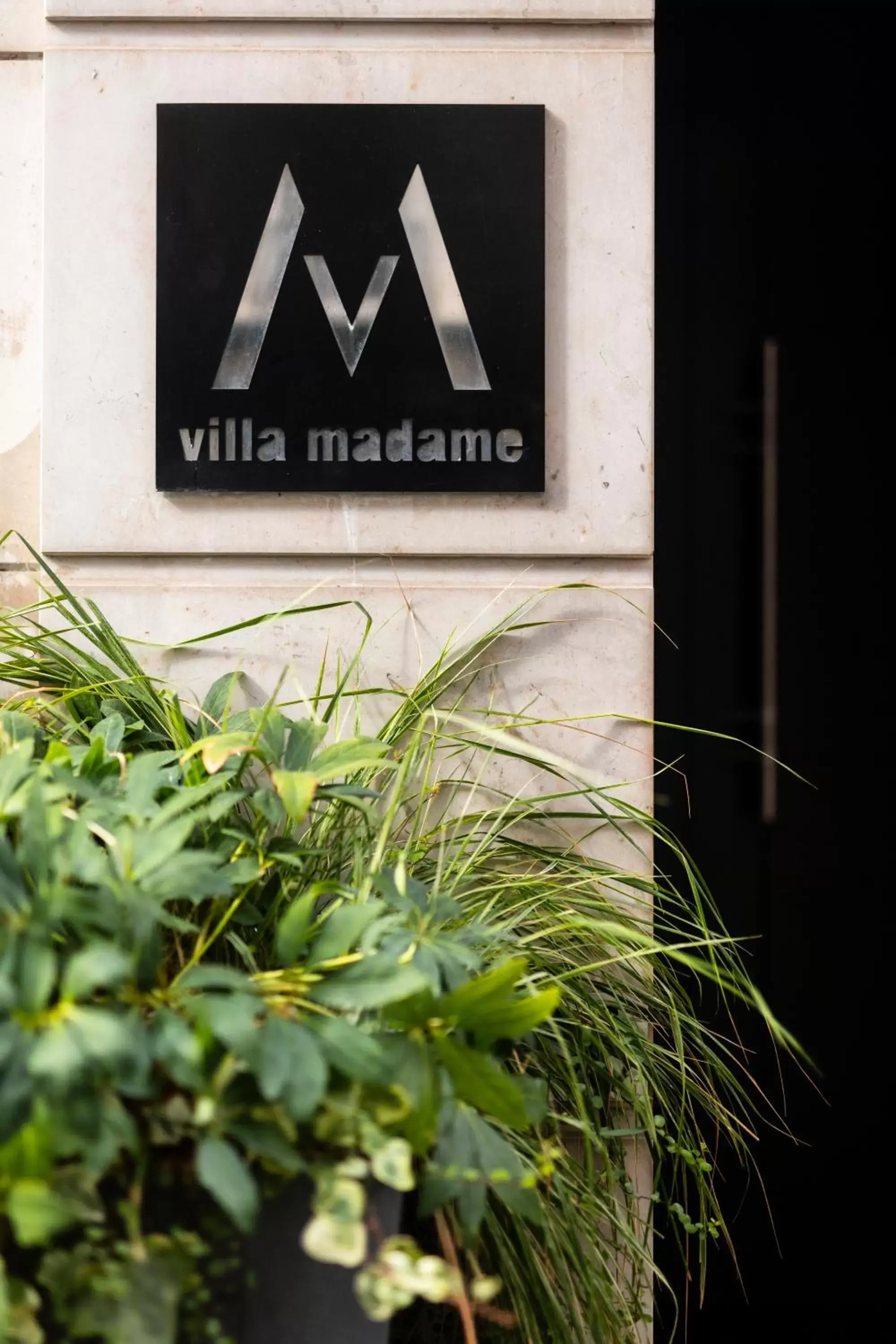 Facade/entrance in La Villa Madame