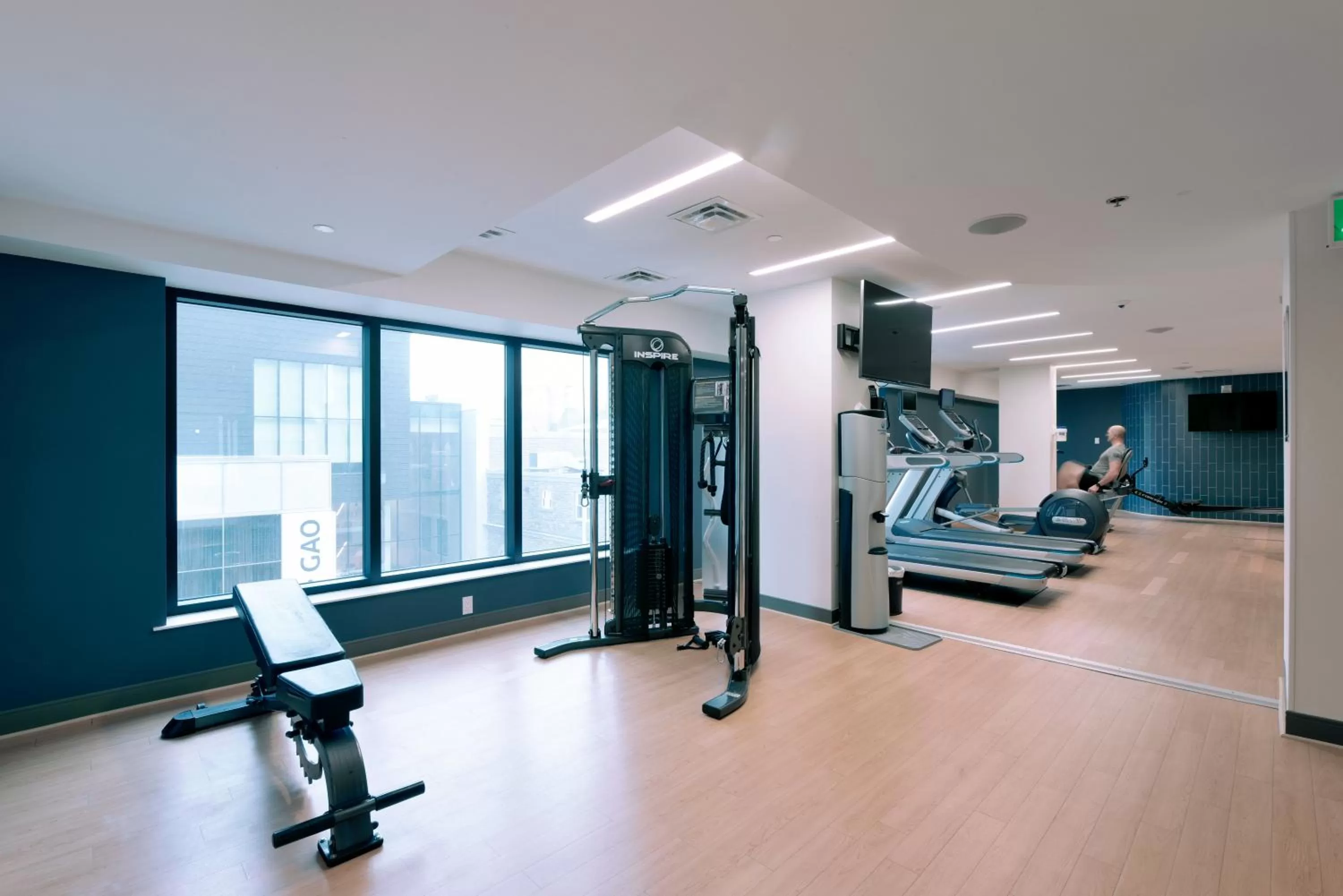 Fitness centre/facilities in DoubleTree by Hilton Ottawa Downtown