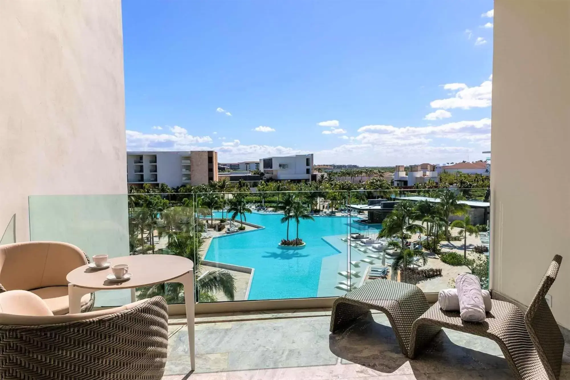 Balcony/Terrace, Pool View in Grand Palladium Costa Mujeres Resort & Spa - All Inclusive