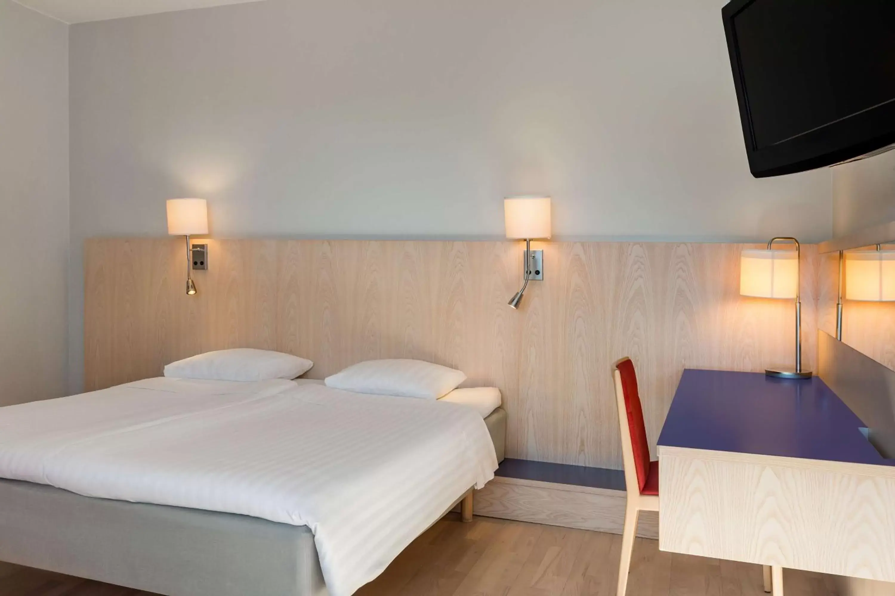 Bedroom, Bed in Park Inn by Radisson Stockholm Hammarby Sjöstad