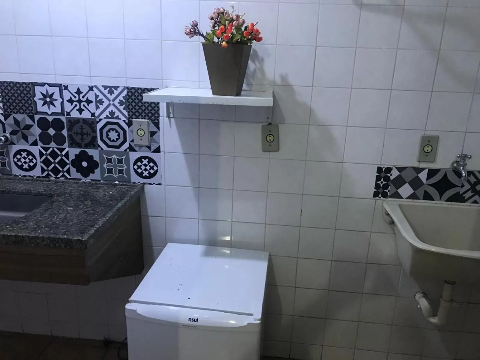 Bathroom in Hotel Alfa de Bauru Ltda