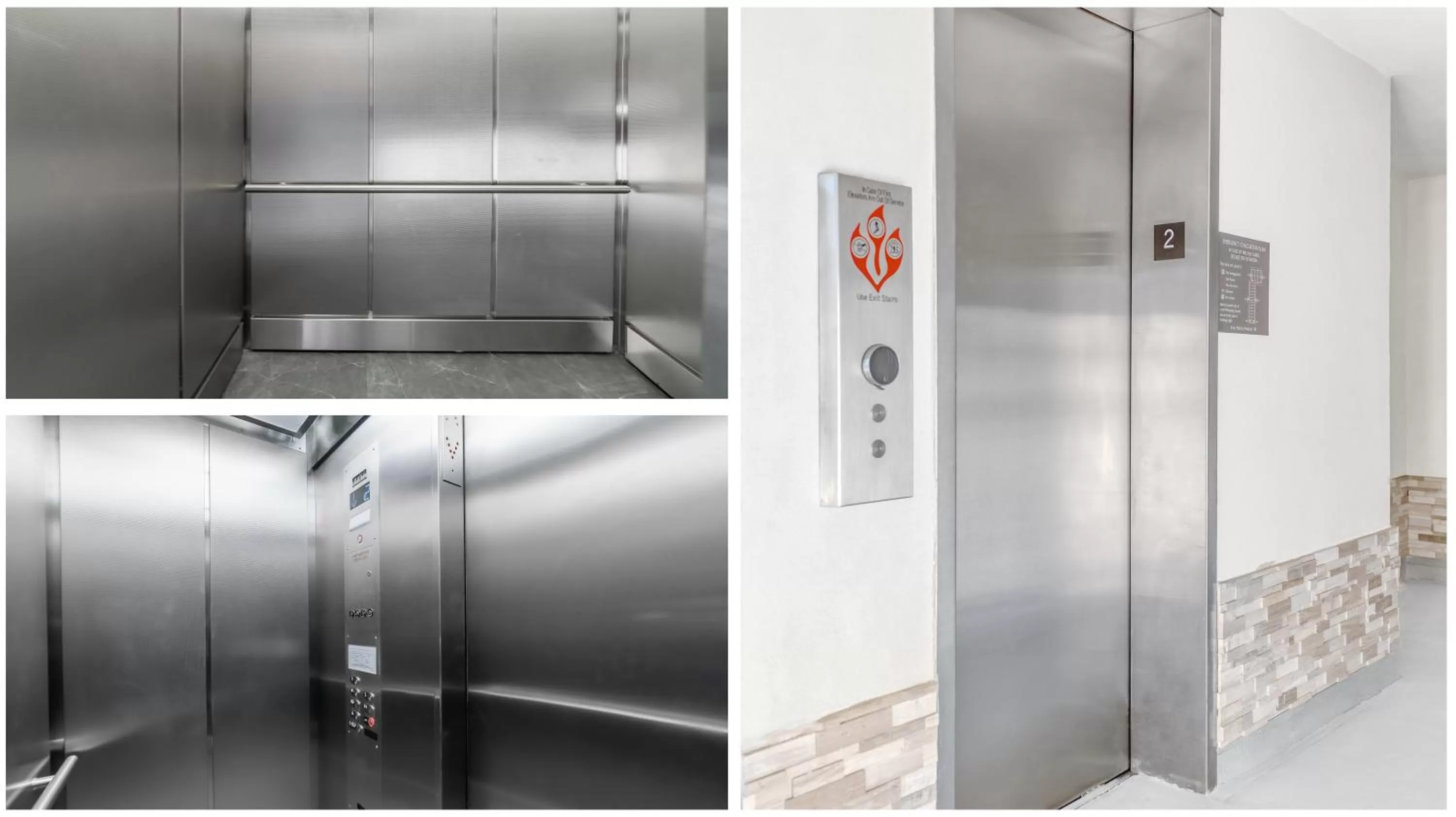 elevator in Studio 6 Suites Stockton, CA Waterfront