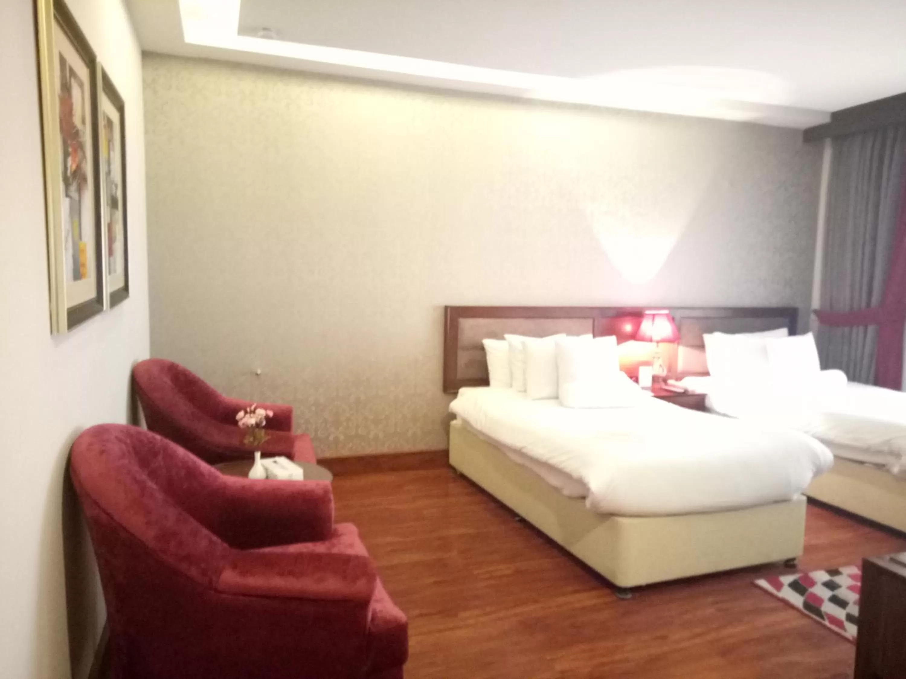 Photo of the whole room, Bed in S Chalet Islamabad