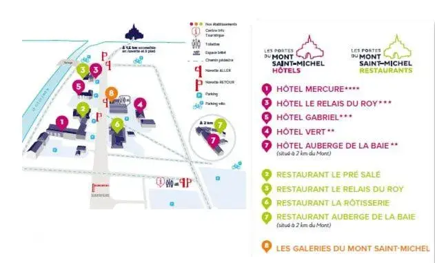 Floor Plan in Hotel le Relais du Roy