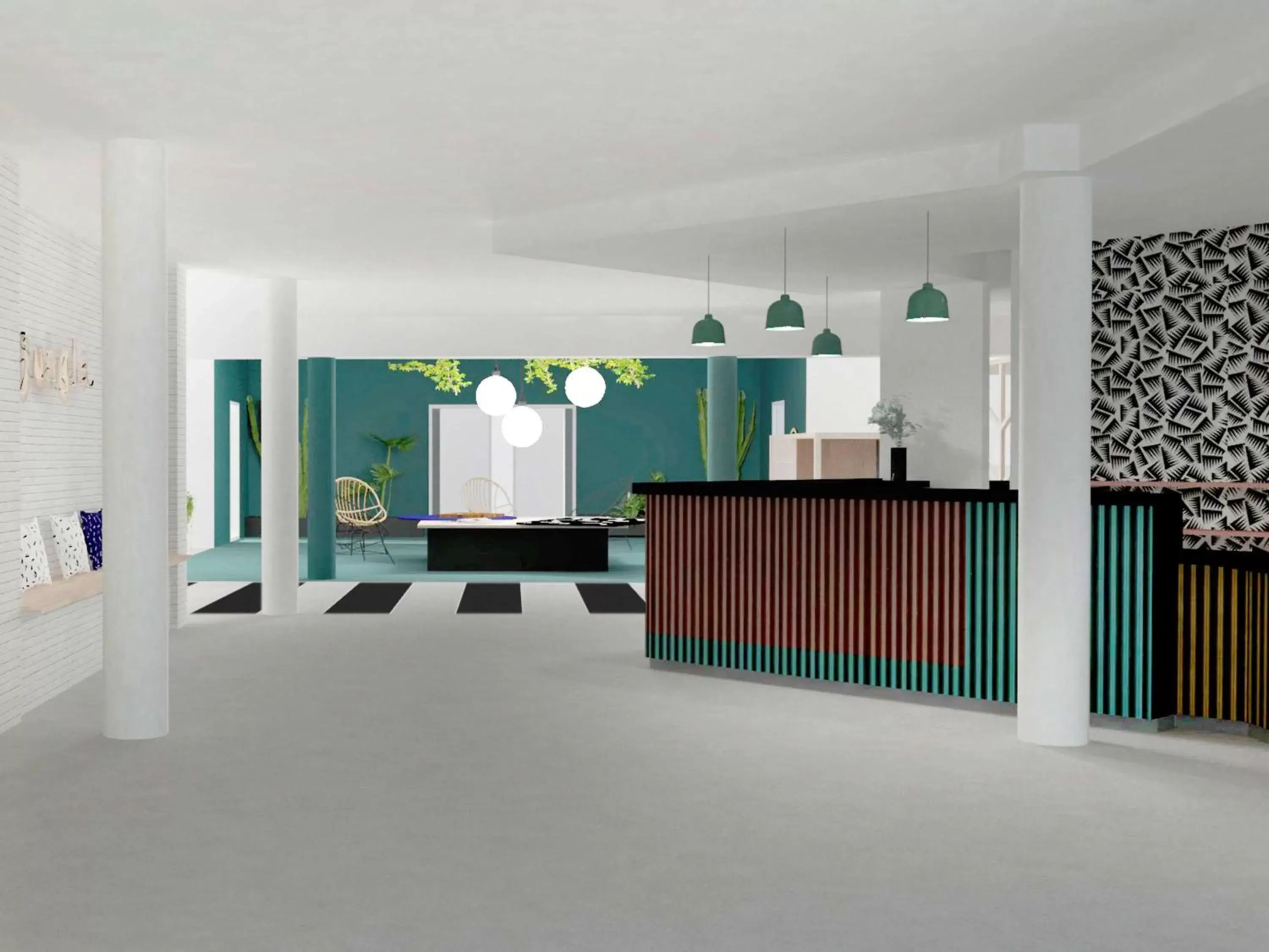 Property building, Lobby/Reception in ibis Styles Marseille Plan de Campagne