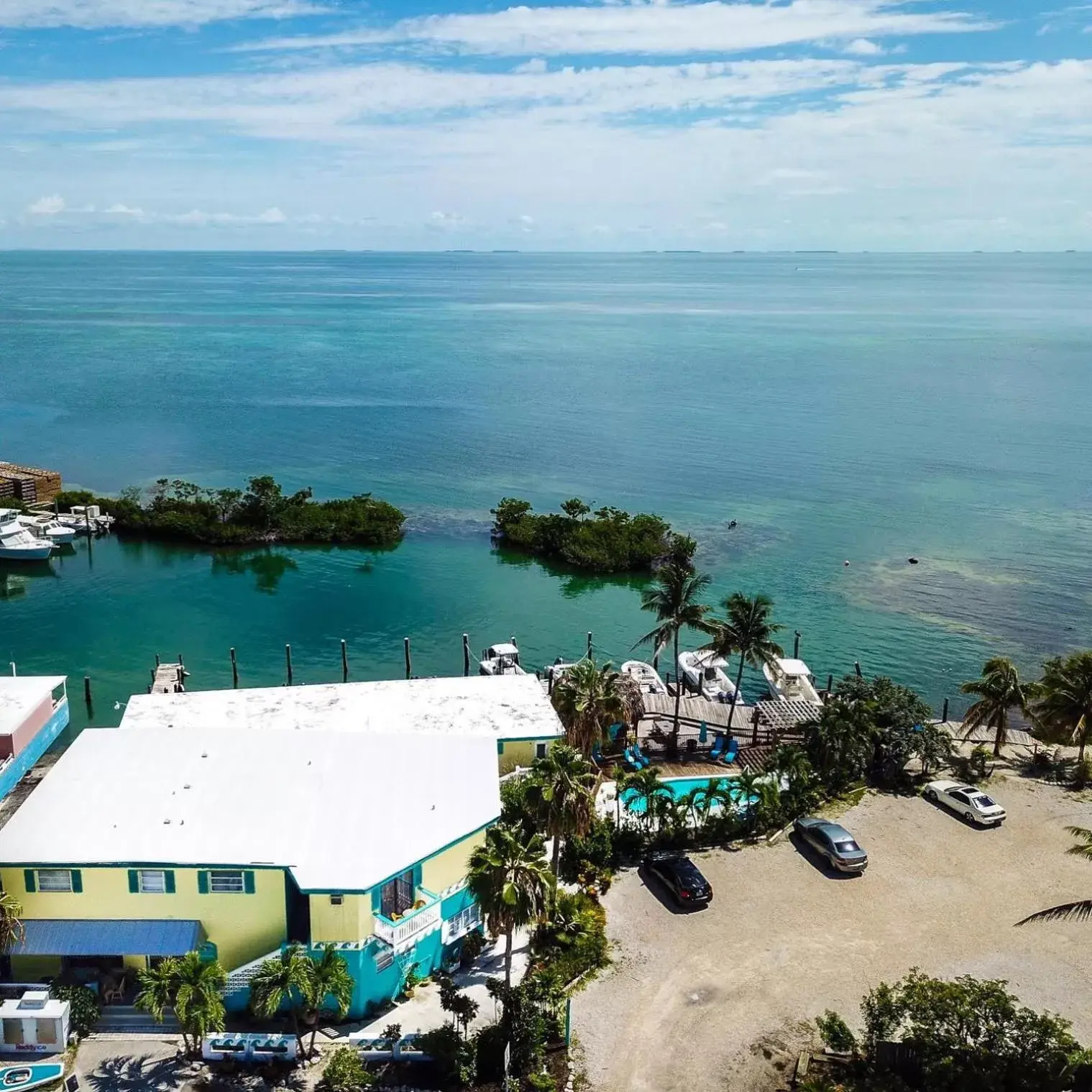 Property building, Bird's-eye View in Conch Key Fishing Lodge & Marina