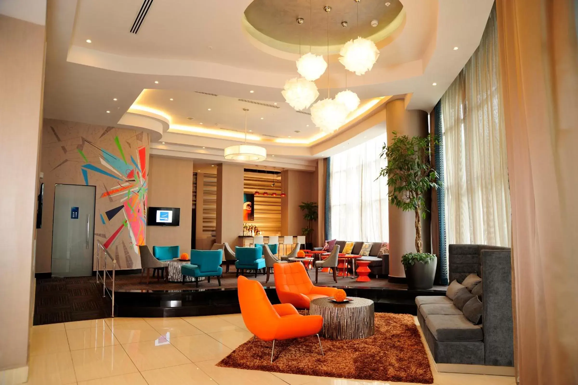 Lounge or bar in Novotel Panama City