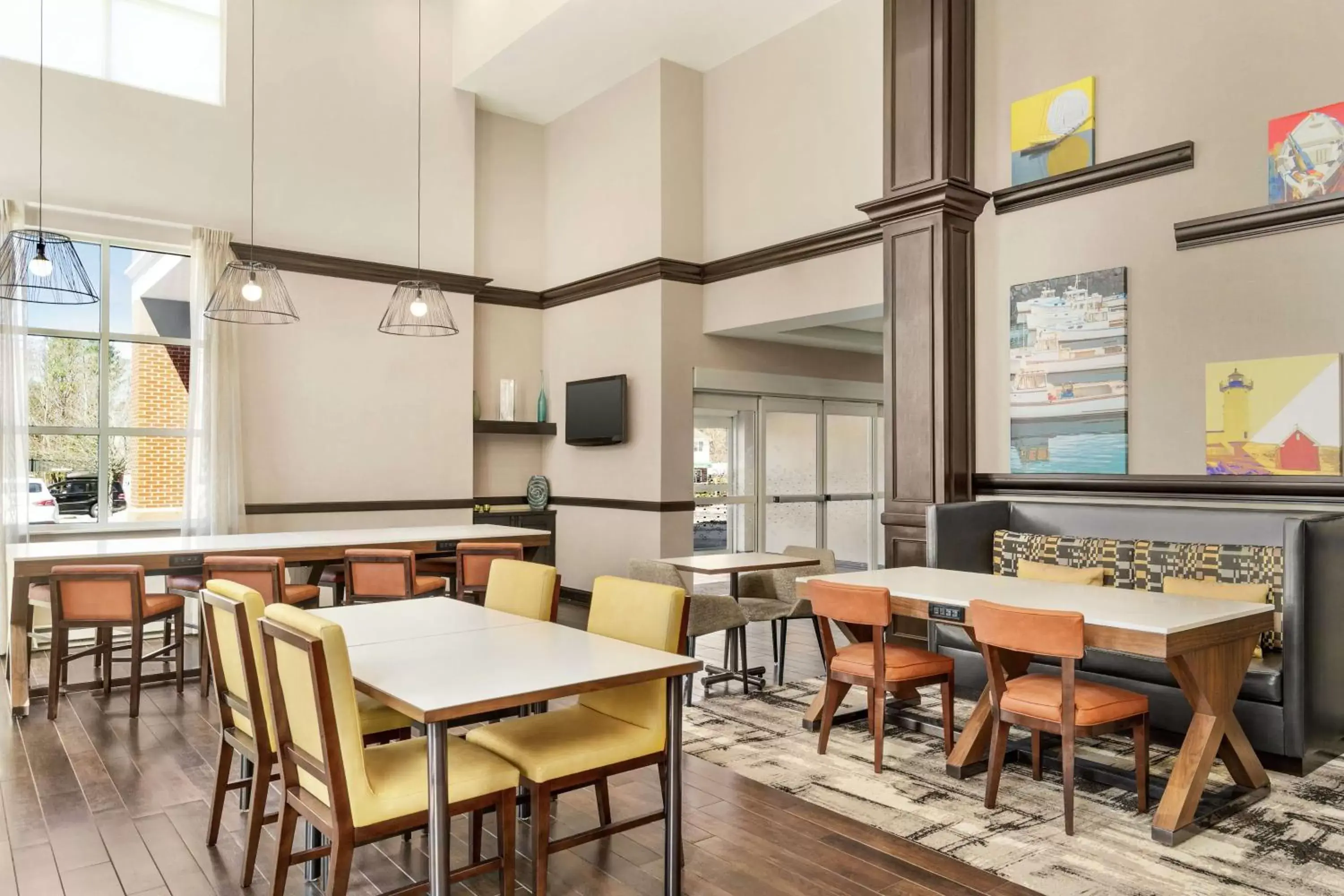 Lobby or reception, Restaurant/Places to Eat in Hampton Inn & Suites Exeter