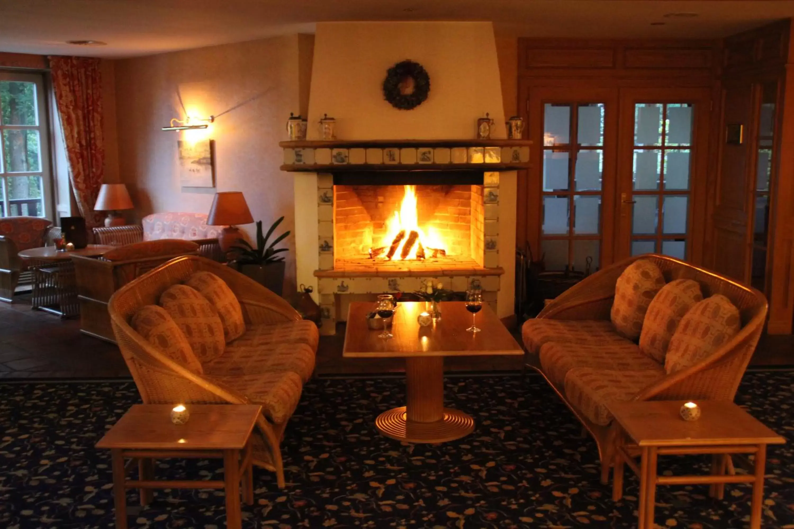 Lounge or bar, Seating Area in Hotel Landhaus Höpen