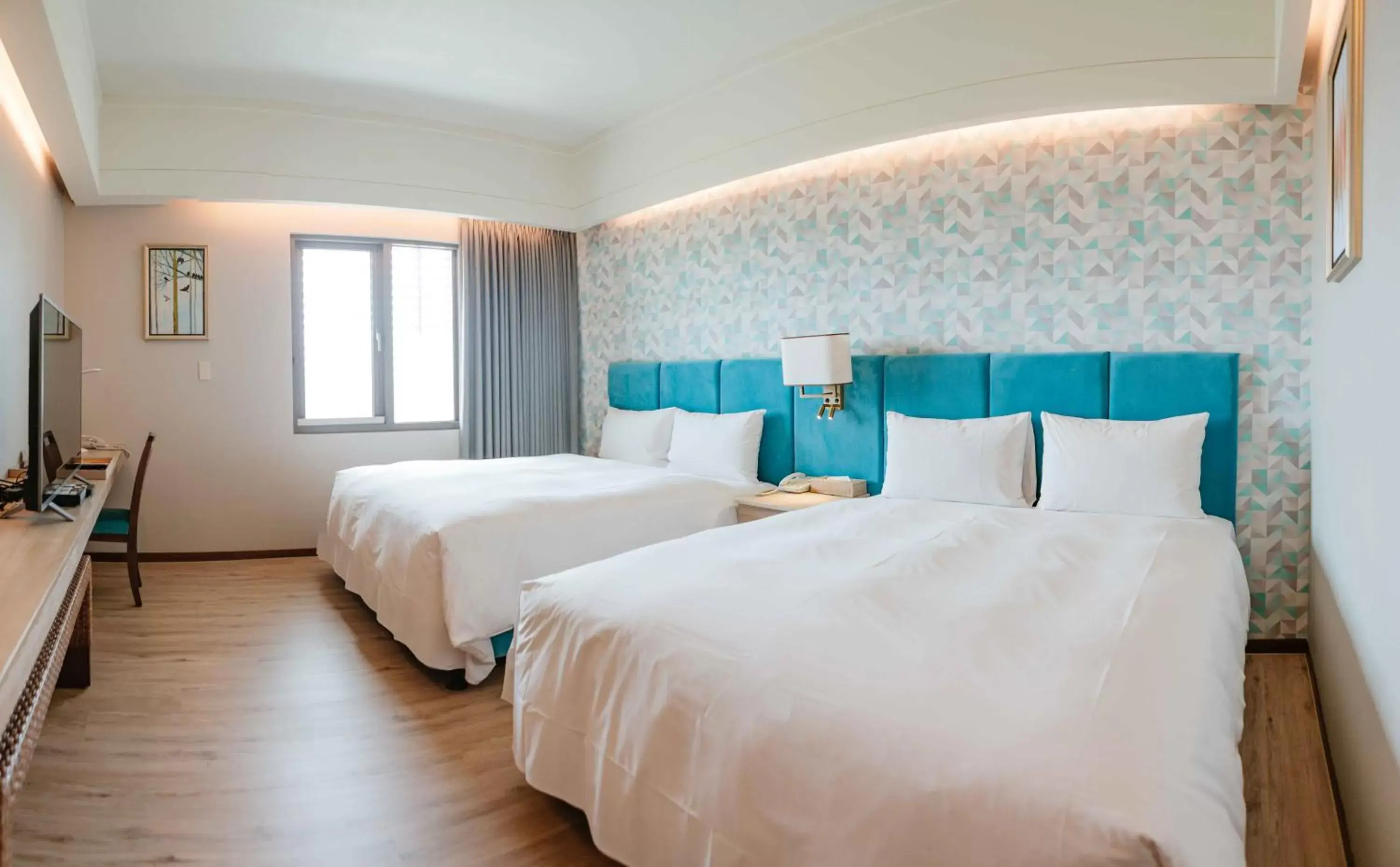 Bed in Jia Hsin Garden Hotel