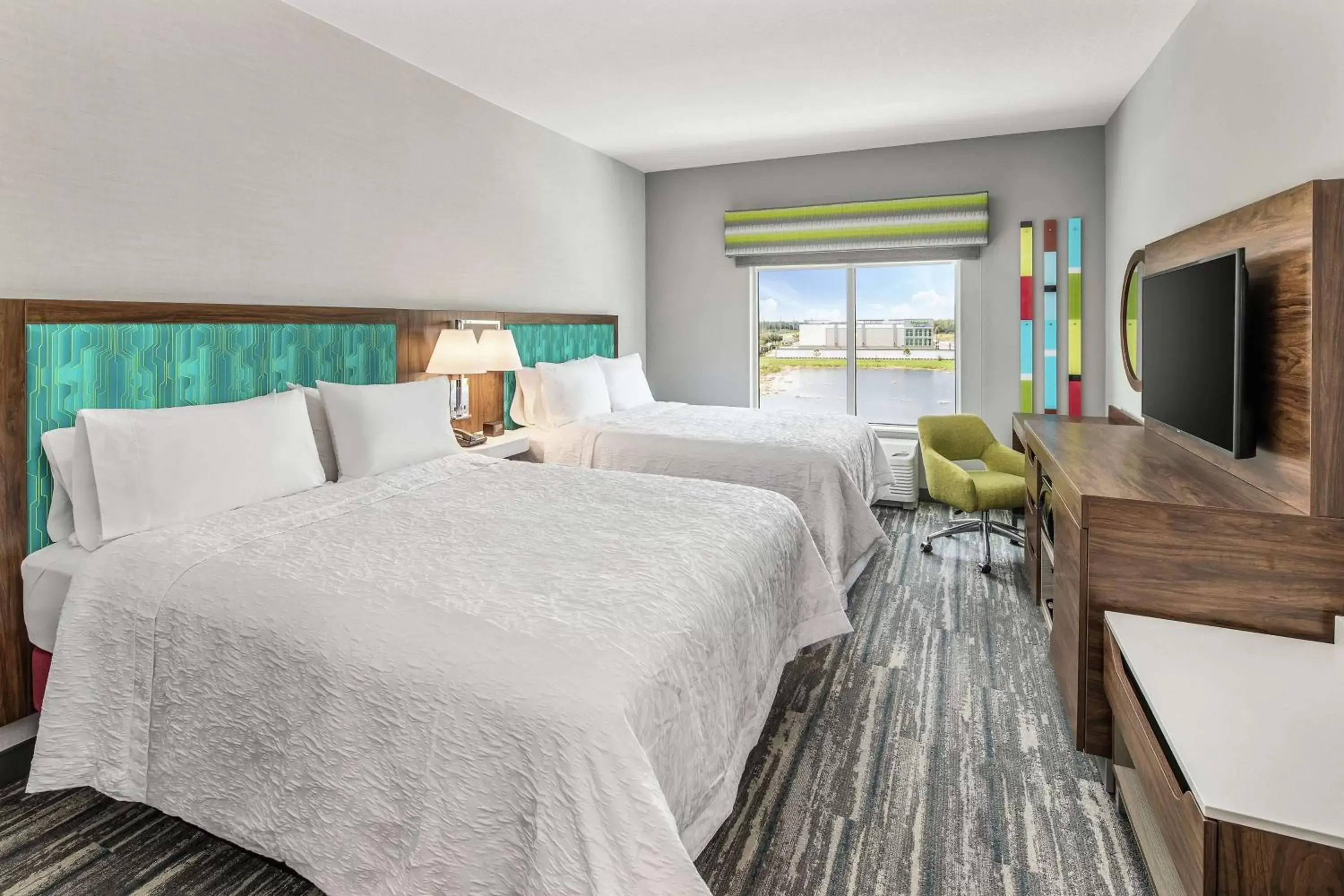 Bedroom, Bed in Hampton Inn Odessa Trinity Bedroom, Bed in Hampton Inn Odessa Trinity