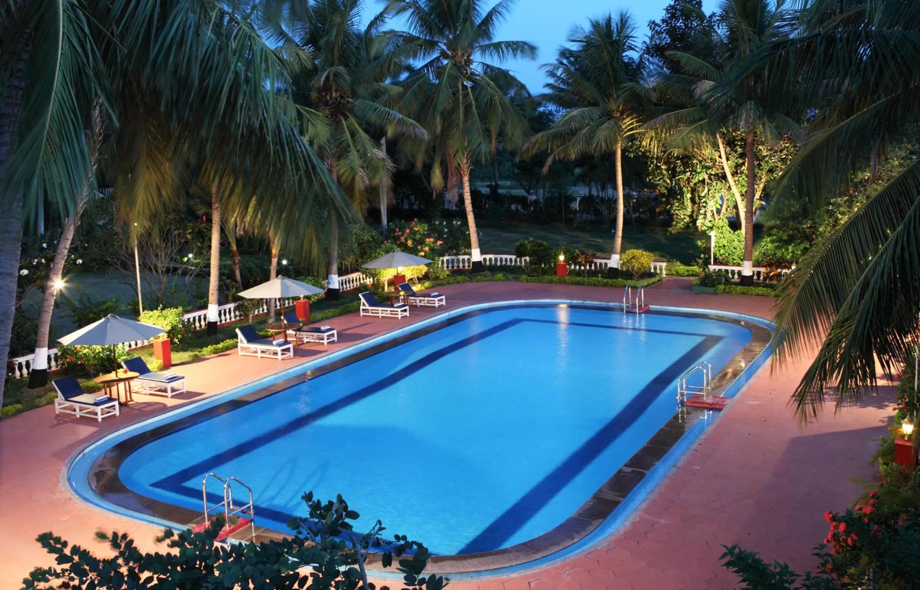 Pool view, Swimming Pool in GReaT Trails Riverview Thanjavur By GRT Hotels
