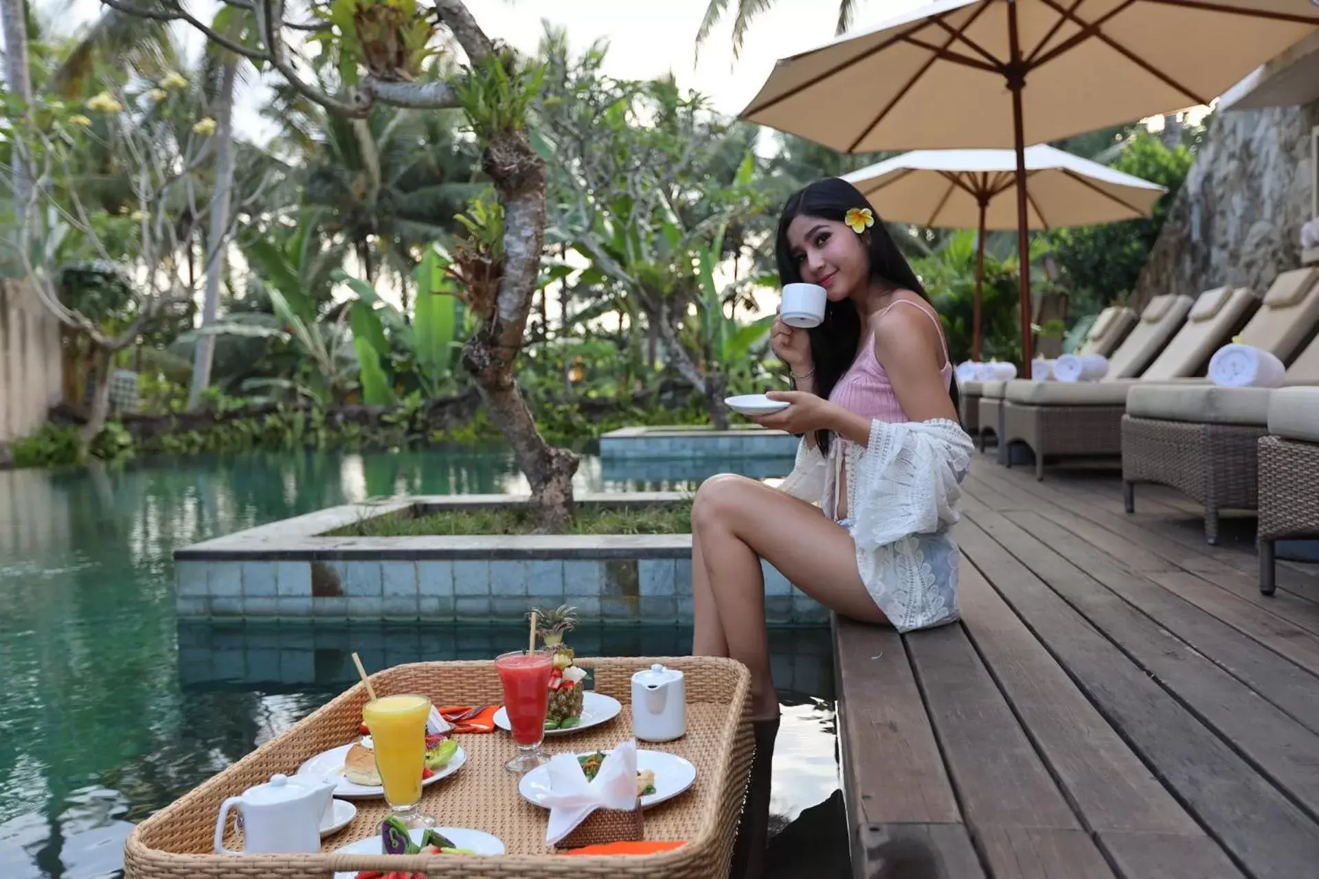 Breakfast in Radha Phala Resort & Spa