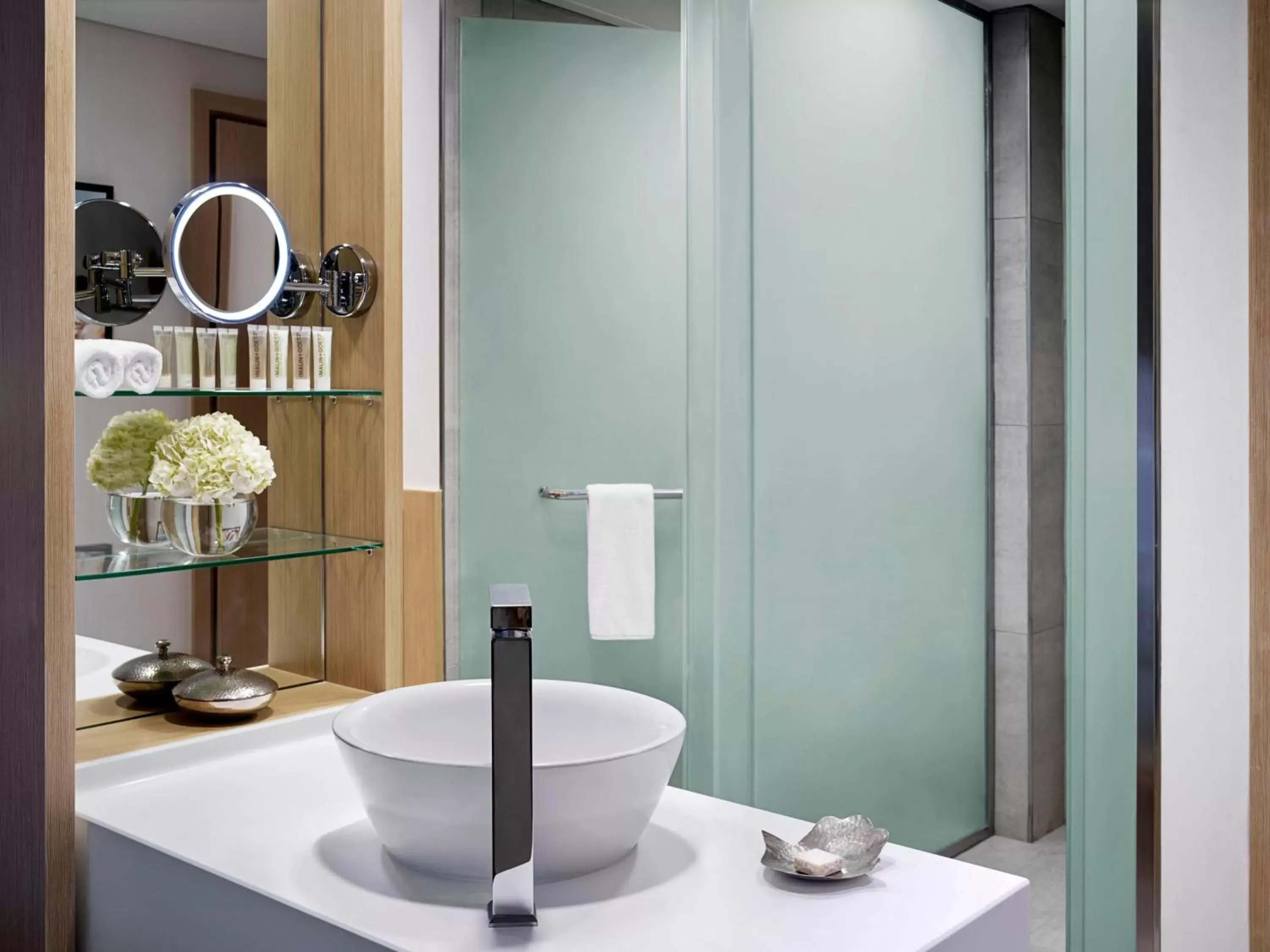 Shower, Bathroom in Avani Ibn Battuta Dubai Hotel
