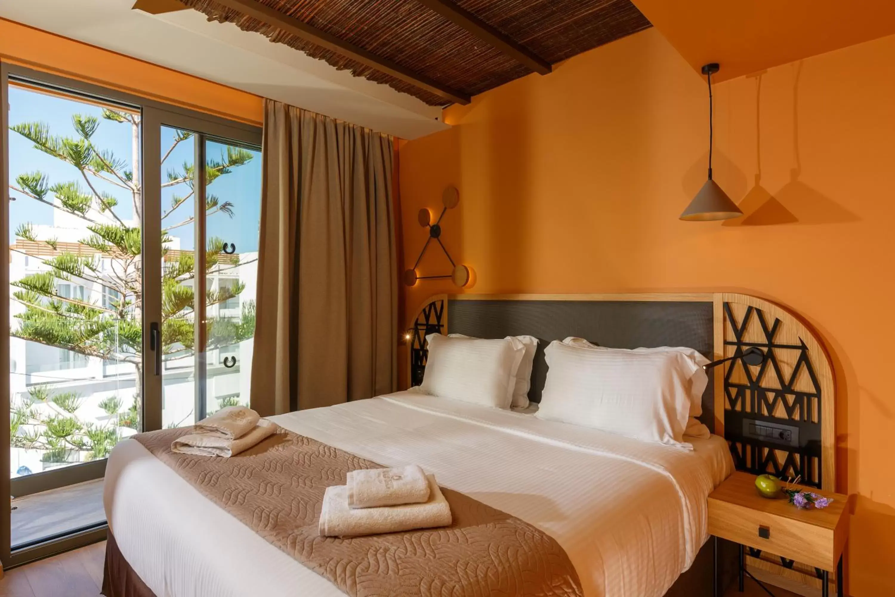 Bed in Palmera Beach Hotel & Spa - Adults Only