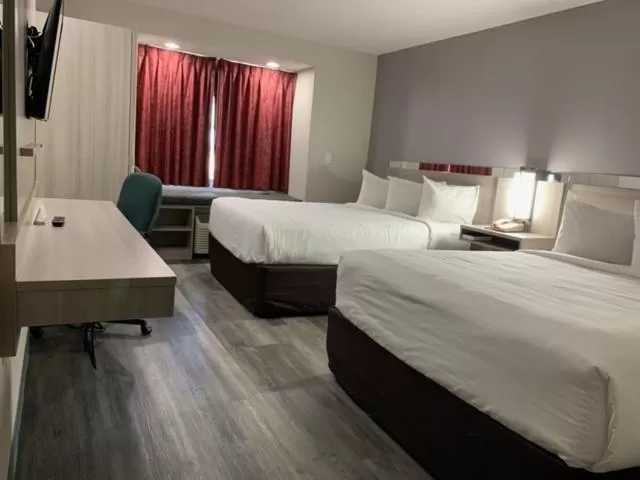 Bed in Microtel Inn and Suites Clarksville