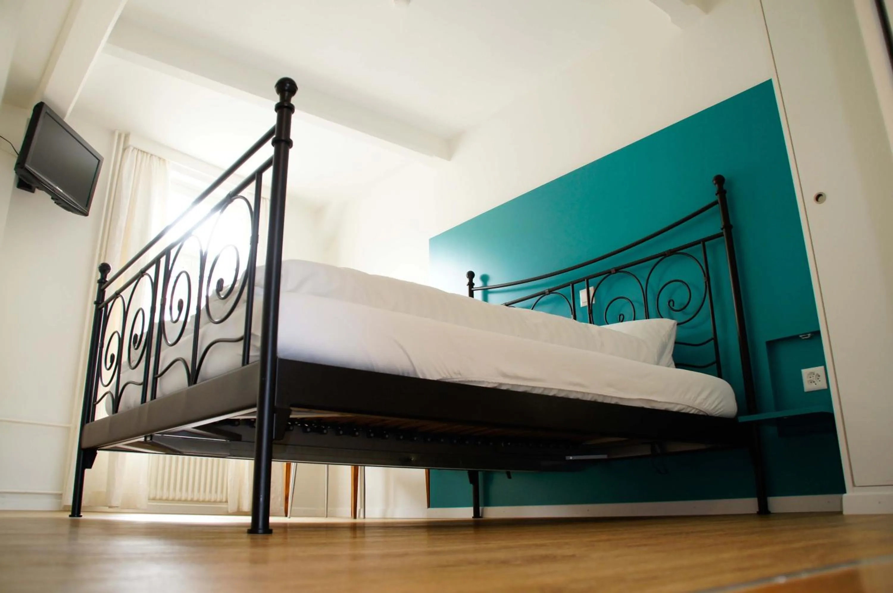 Bed in Hotel Vadian Garni