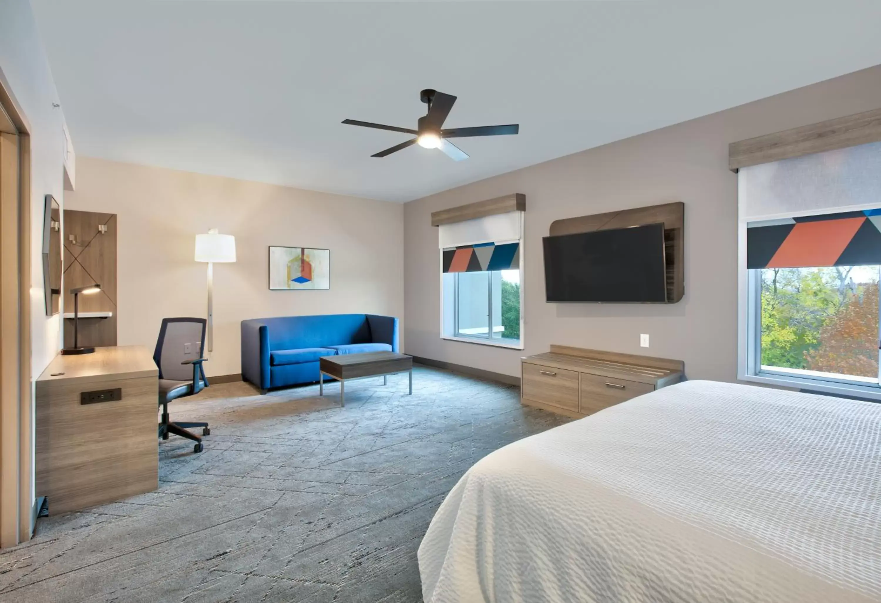 TV and multimedia, TV/Entertainment Center in Holiday Inn Express & Suites North Dallas at Preston, an IHG Hotel