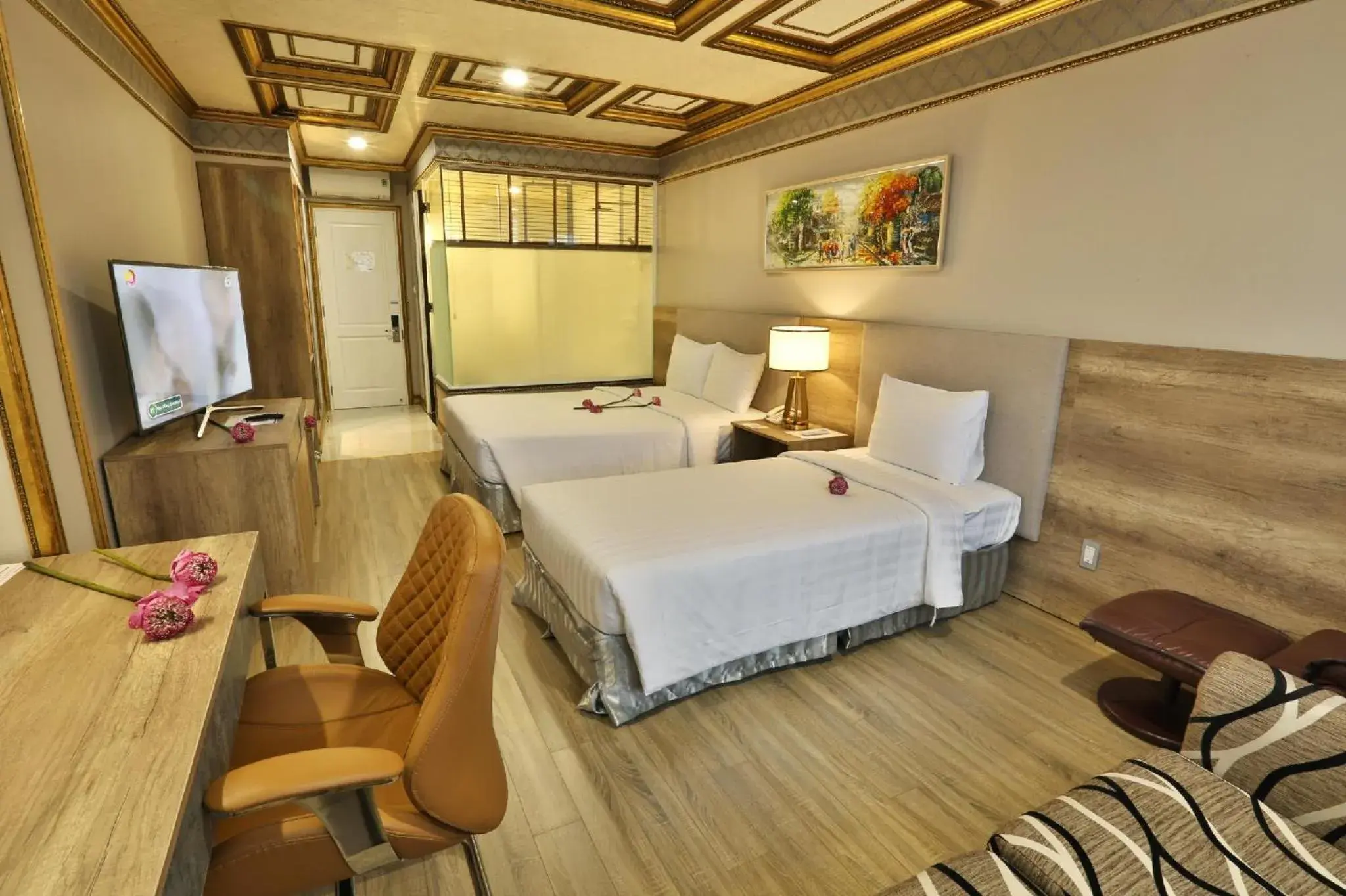 Living room, Bed in Lotus Saigon Hotel Living room, Bed in Lotus Saigon Hotel