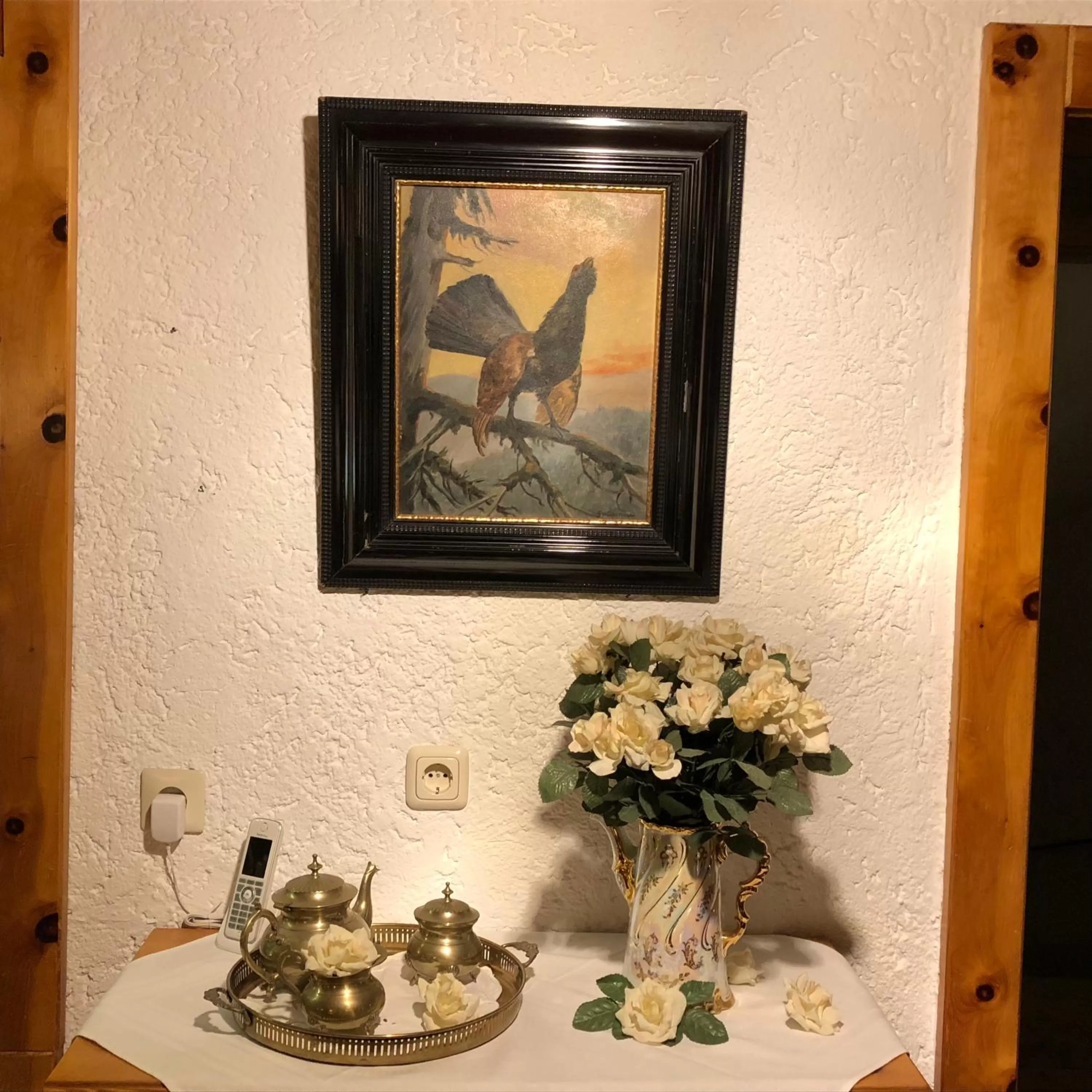 Decorative detail in Hotel Alpenrose gut schlafen & frühstücken