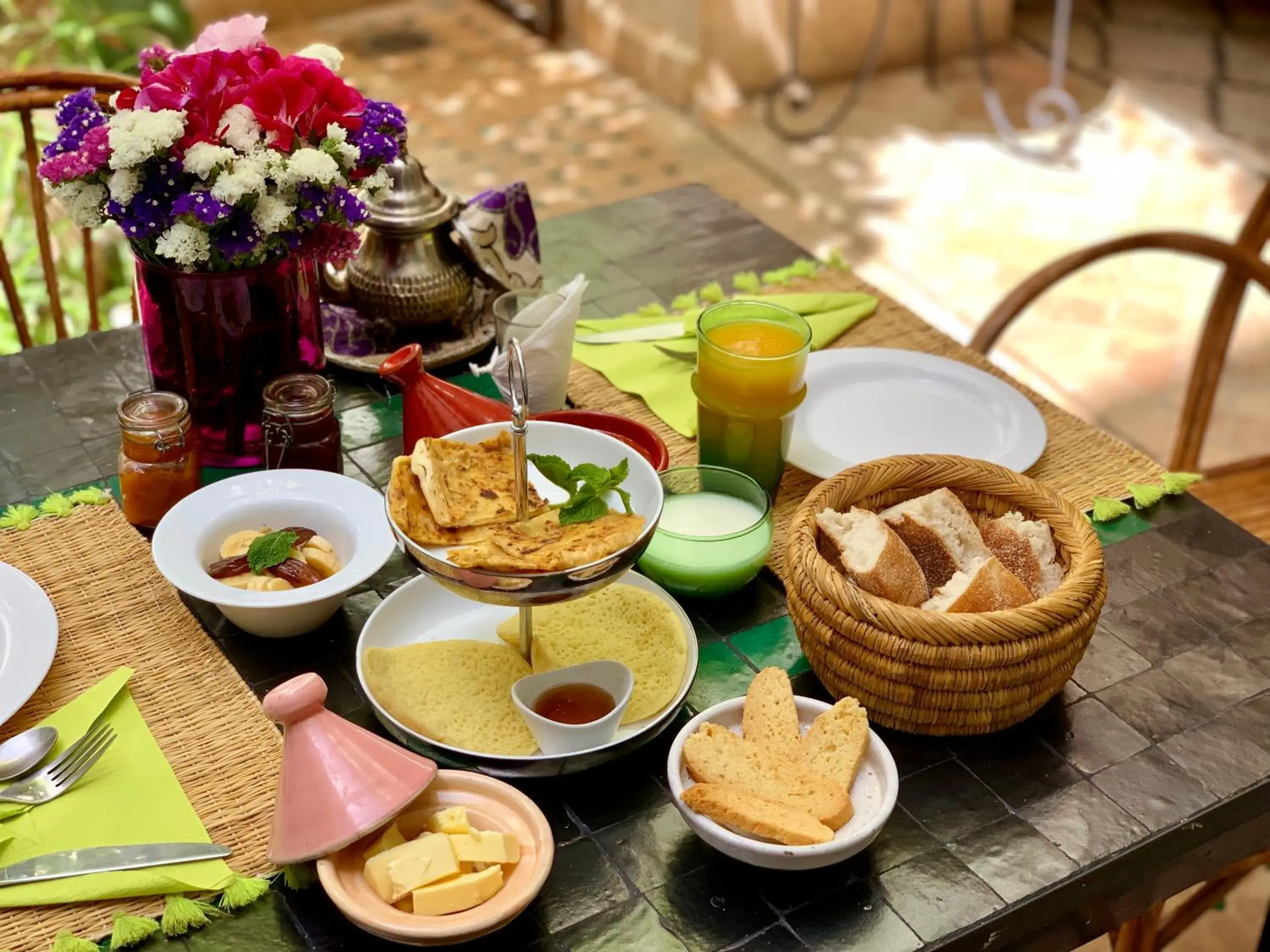 Breakfast in Riad 11 Zitoune